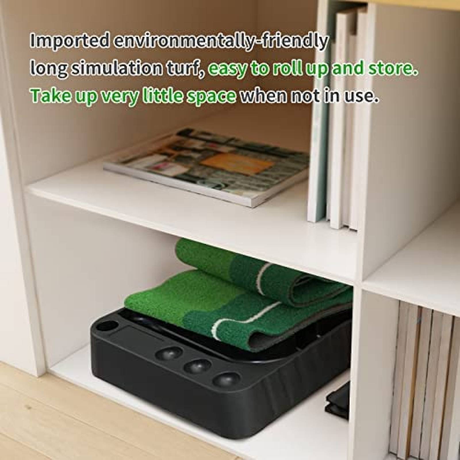 Juego De Mini Golf Nicheo Retorno Automatico -Verde