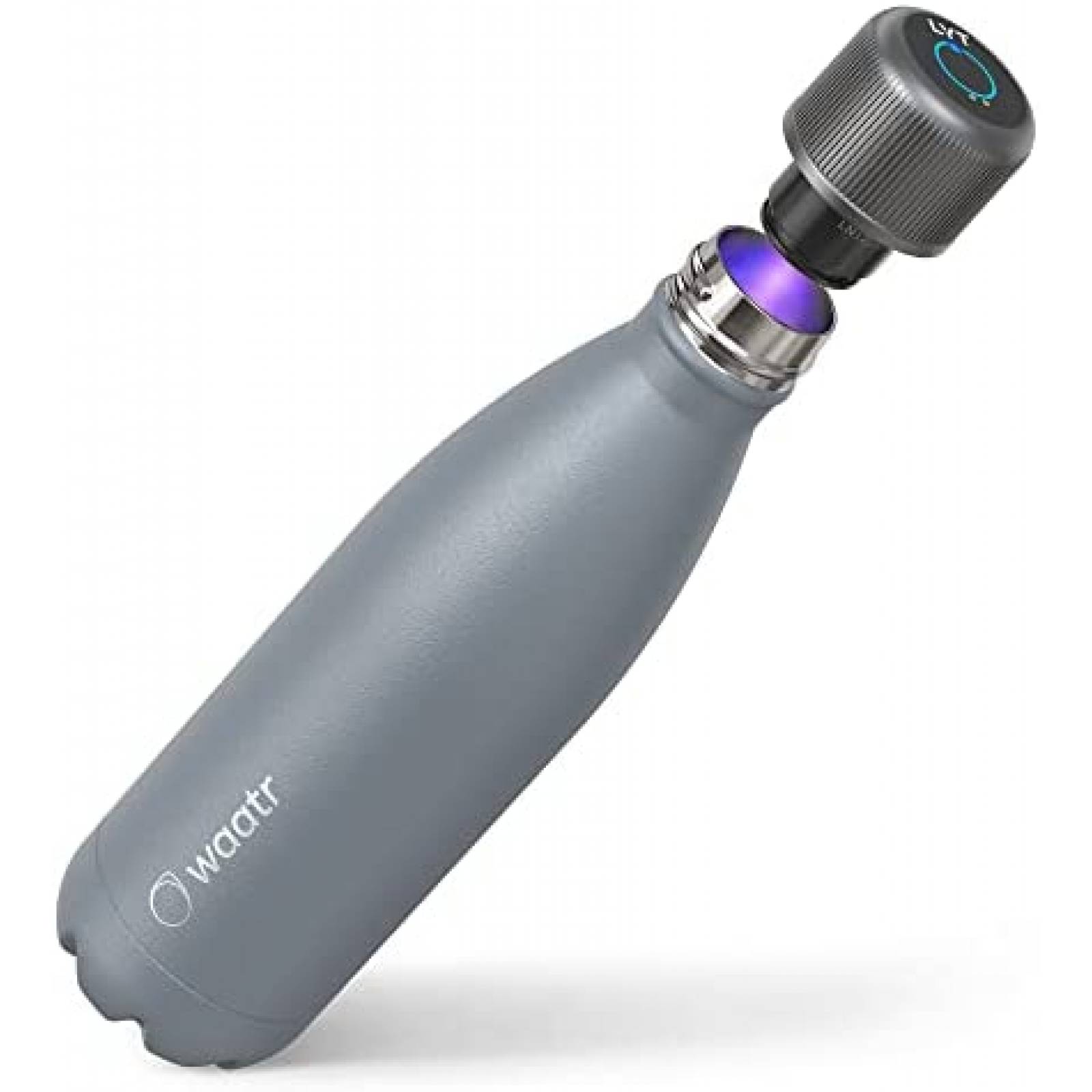 Termo Autolimpiante CrazyCap de Acero Cap. 17 Onzas -Gris