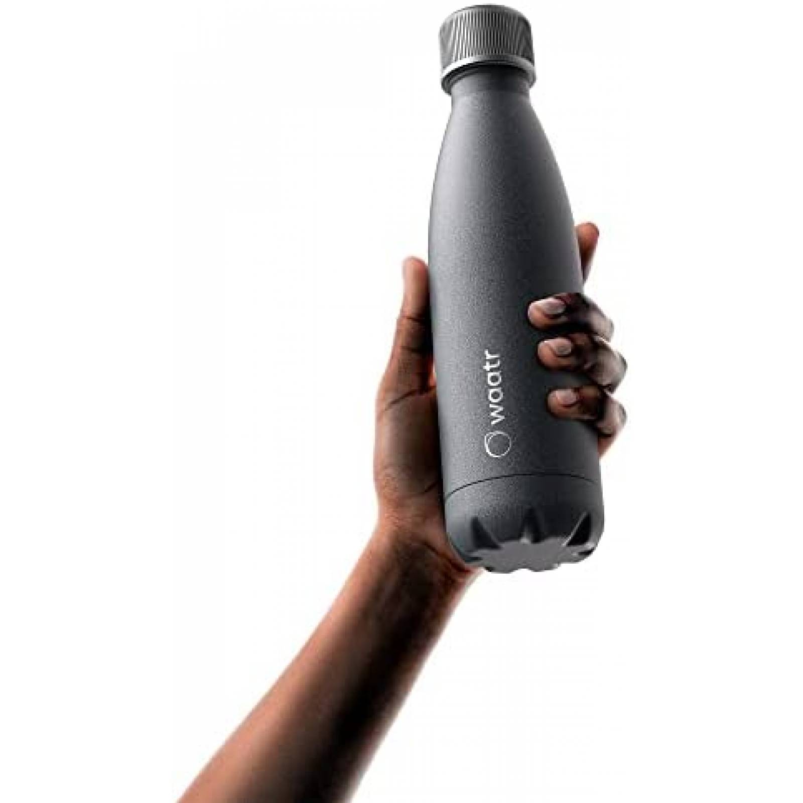 Termo Autolimpiante CrazyCap de Acero Cap. 17 Onzas -Gris