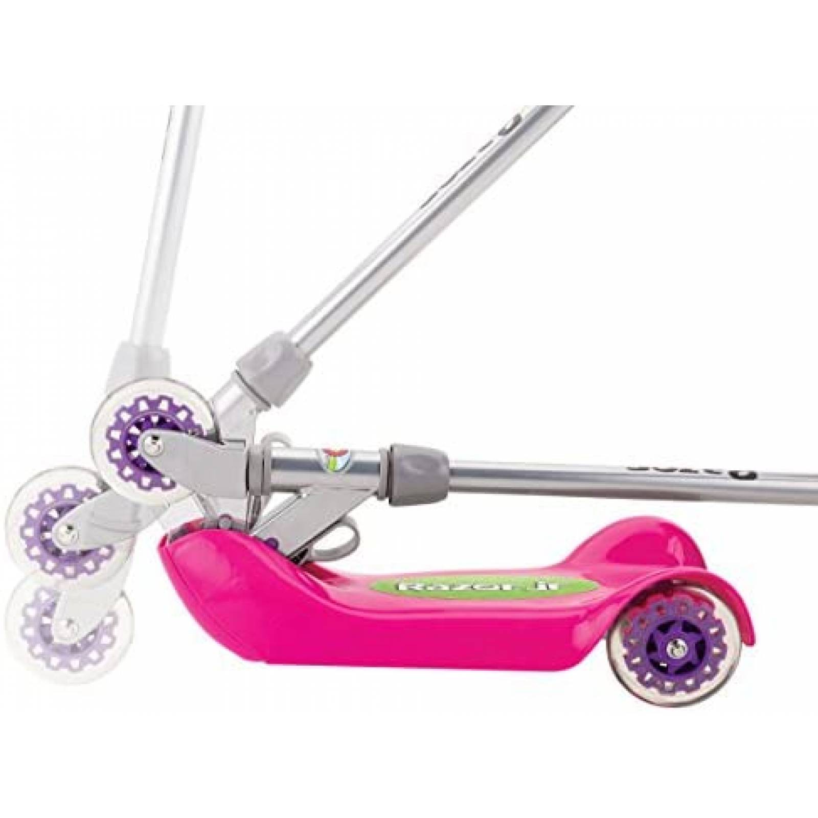Patin de Juguete Razor Para Niños Ajustable -Rosa