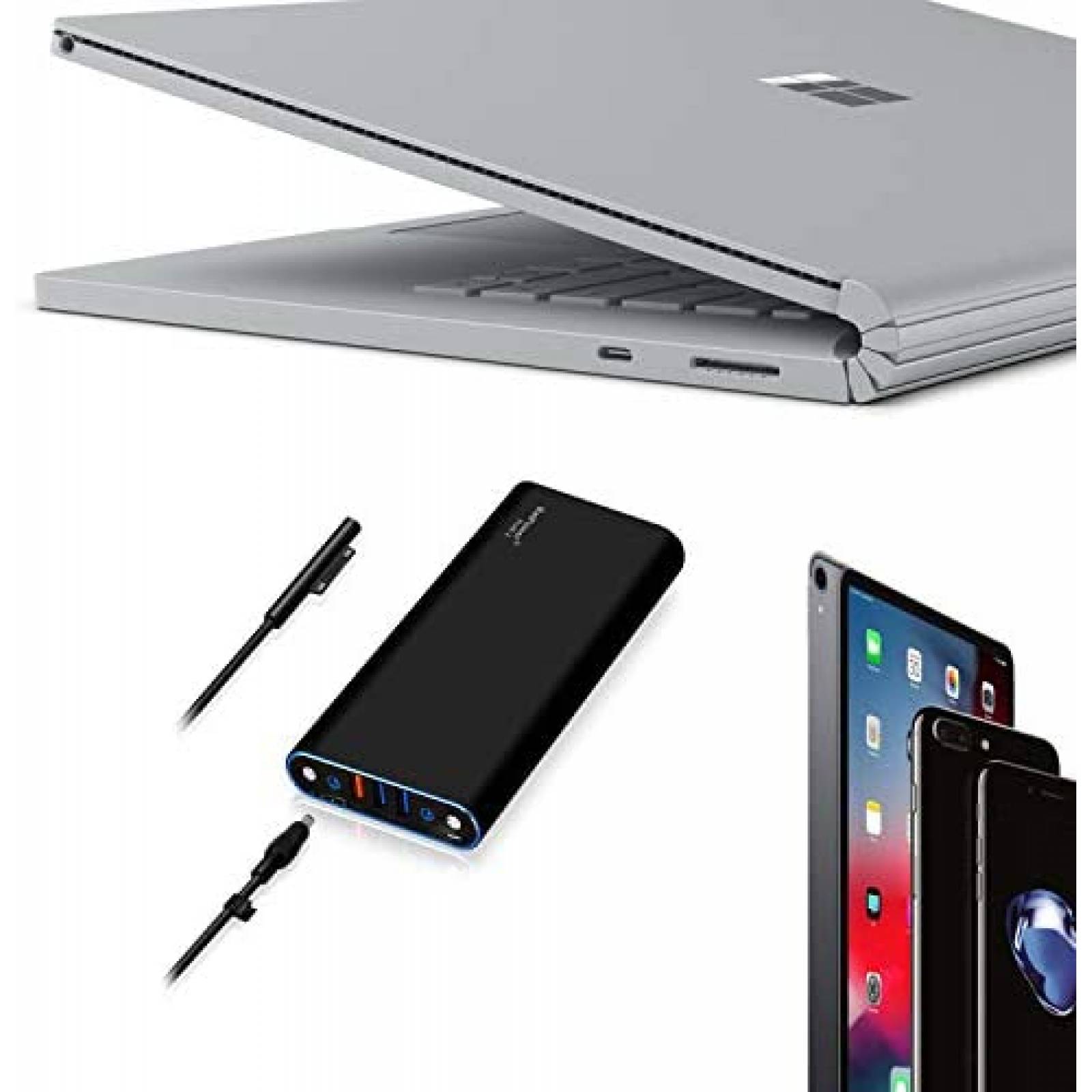 Cargador Portatil BatPower 56,000 mAh 120W -Negro