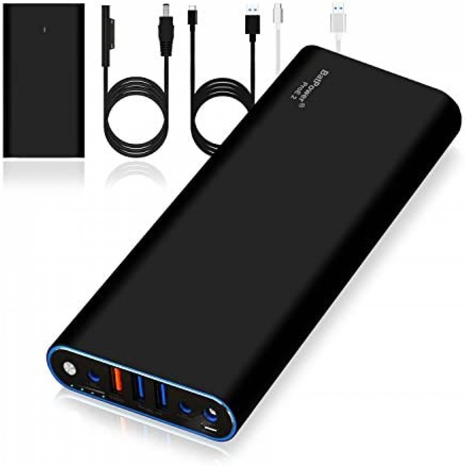 Cargador Portatil BatPower 56,000 mAh 120W -Negro