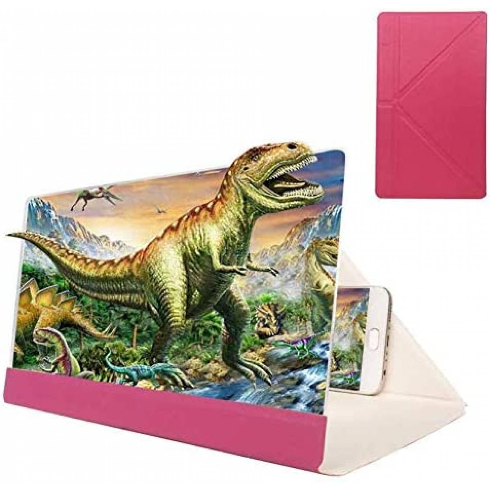 Lupa de Pantalla XJJZS Para Telefono 3D HD -Rosa