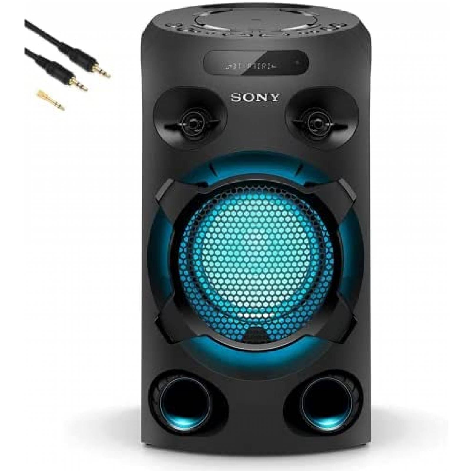 Altavoz Inalambrico Sony Bluetooth Luces LED USB -Negro