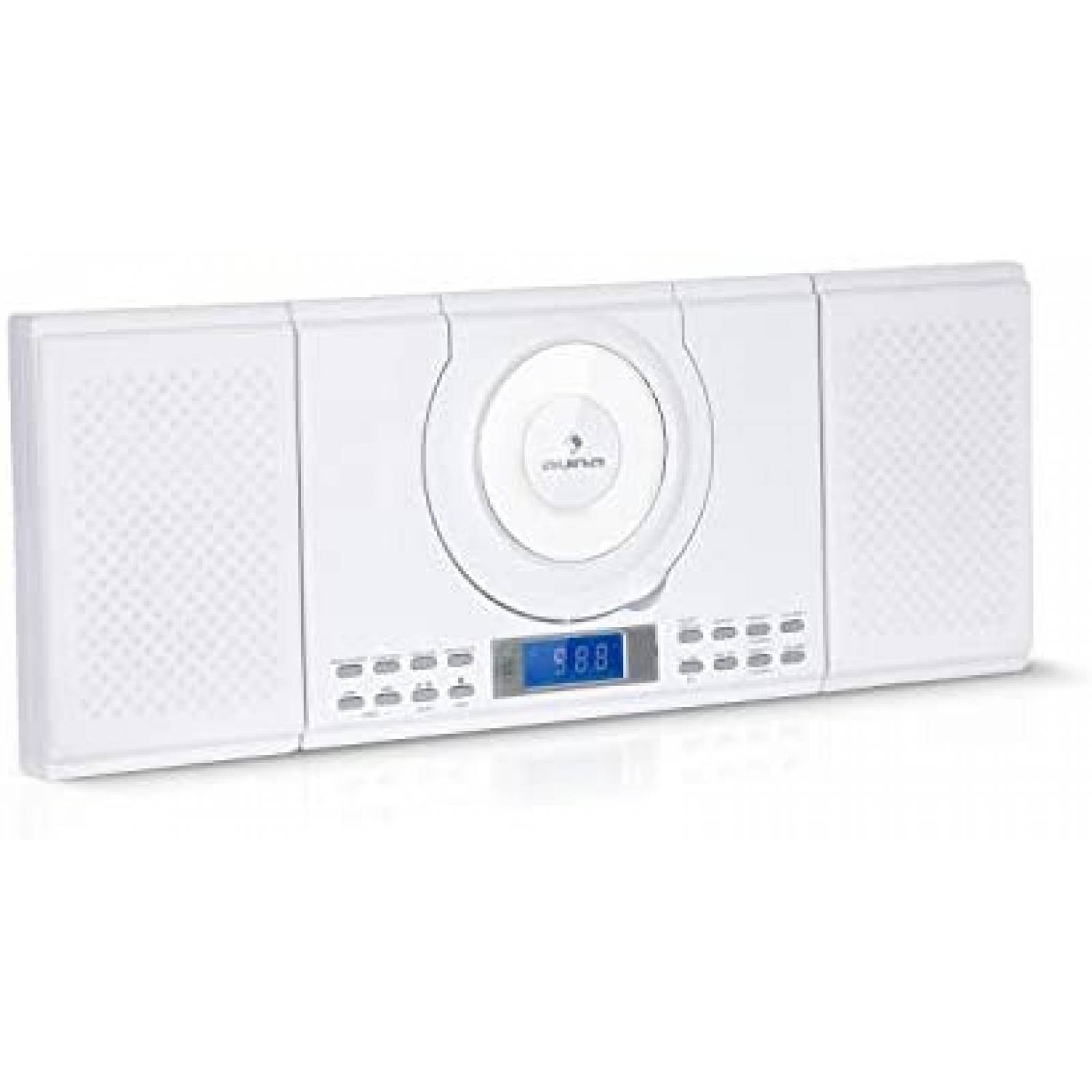 Estereo AUNA Wallie Microsystem Bluetooth USB LCD -Negro