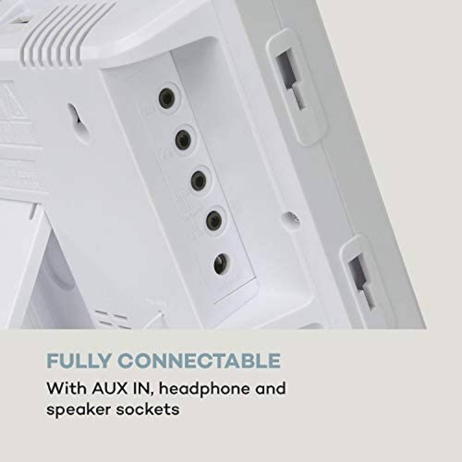 Estereo AUNA Wallie Microsystem Bluetooth USB LCD -Negro