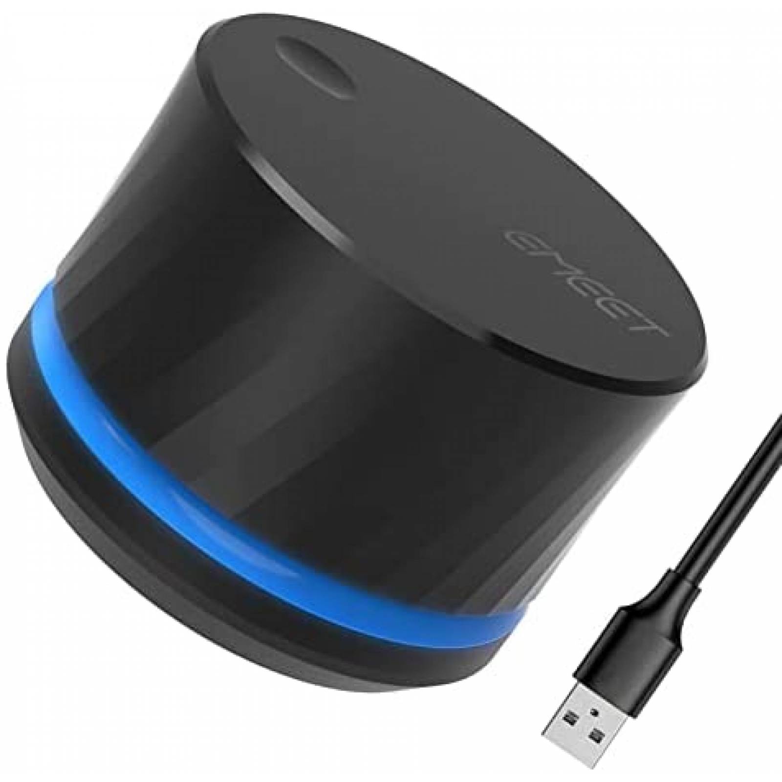 Control Multimedia eMeet Knob-eMeet USB Musica -Negro