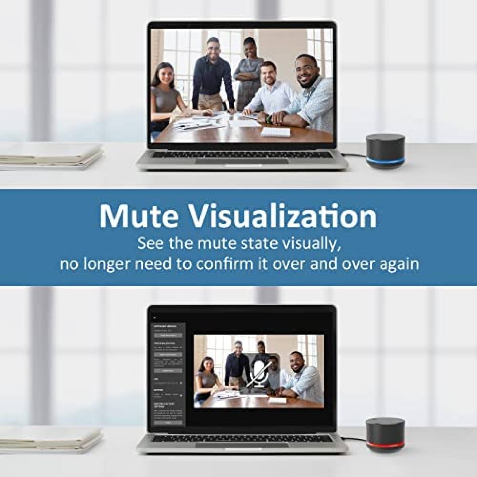 Control Multimedia eMeet Knob-eMeet USB Musica -Negro