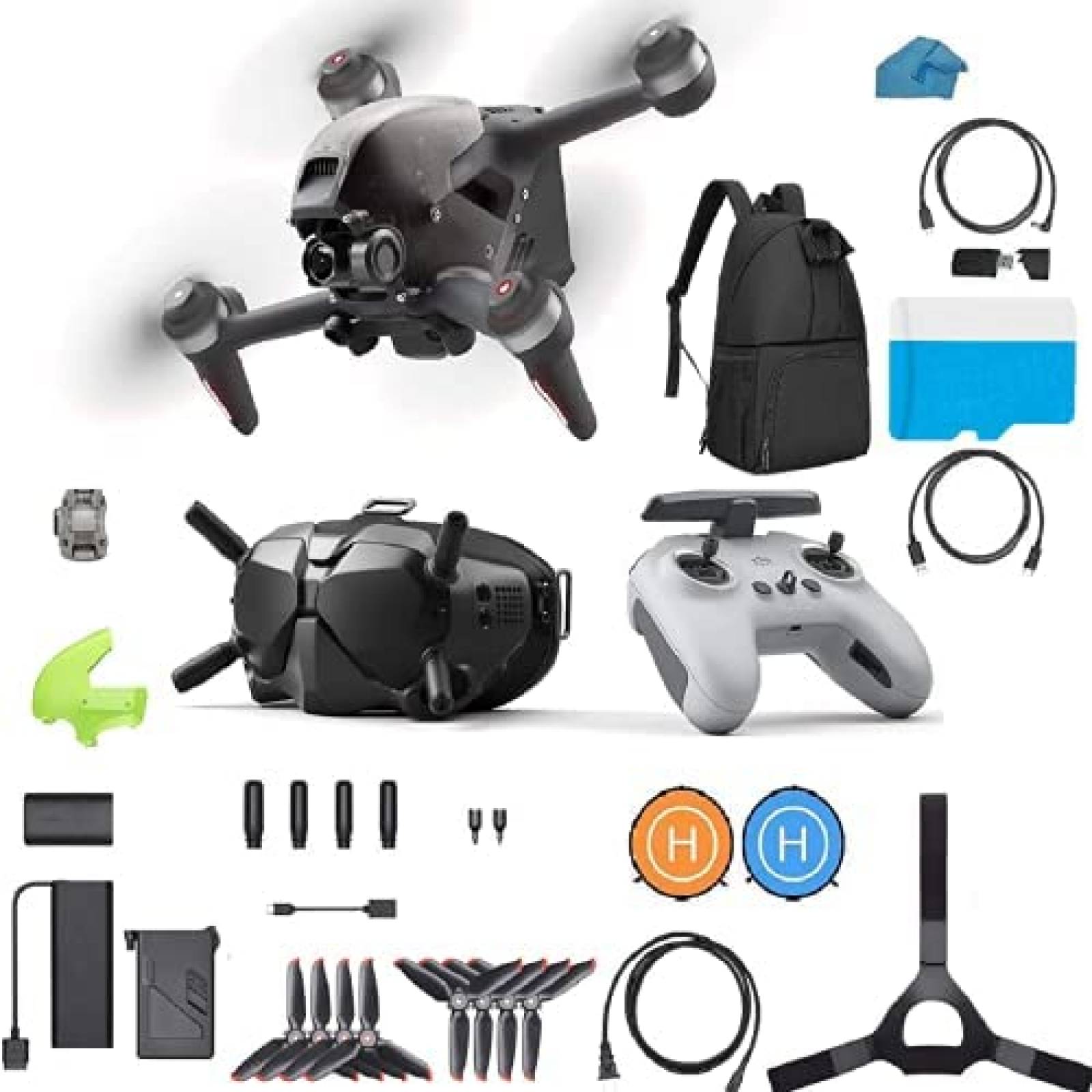 Kit de Drone UAV DJI FPV de 105 con Pad de Aterrizaje