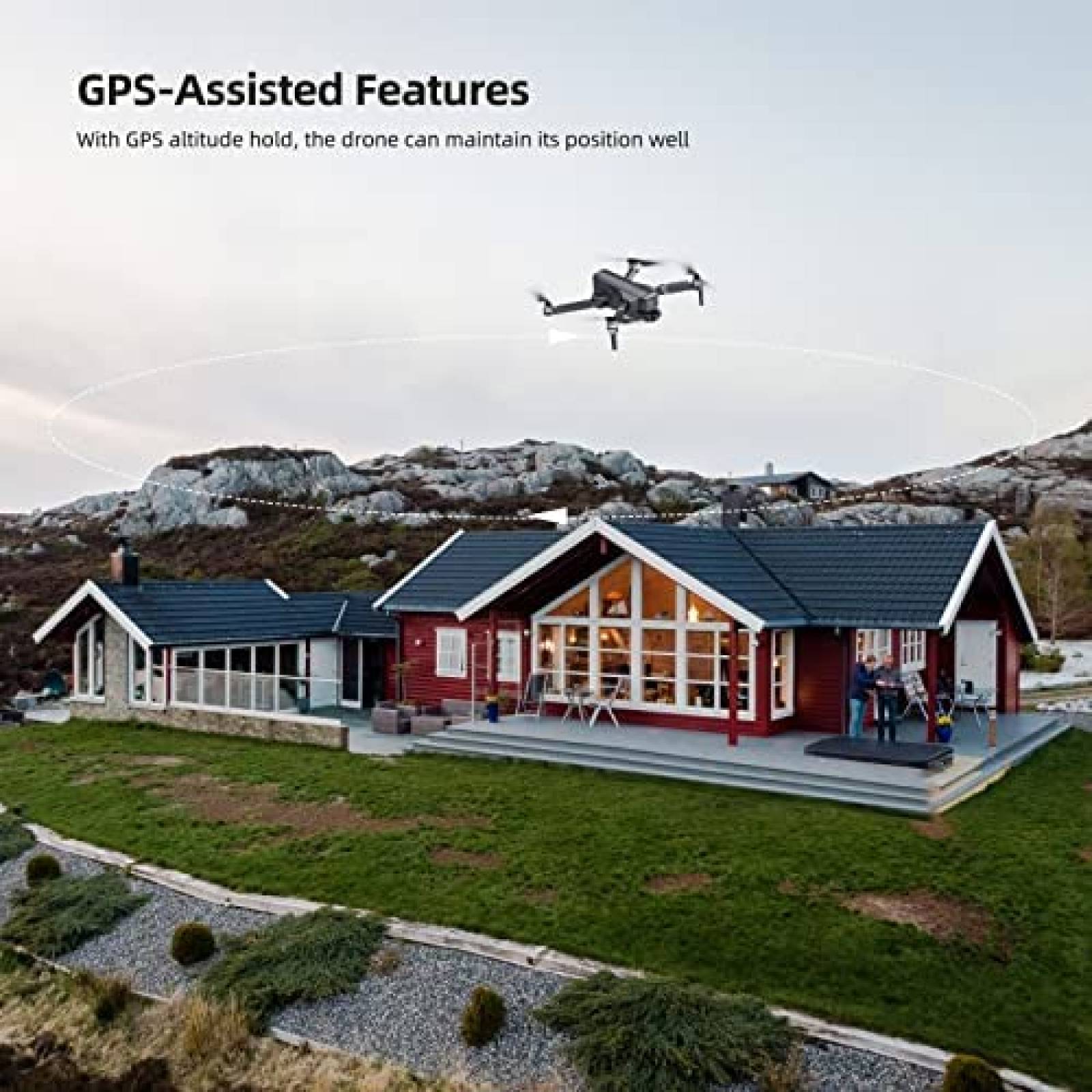Drone Ruko F11GIM2 con Camara 4K GPS y Control Remoto -Gris