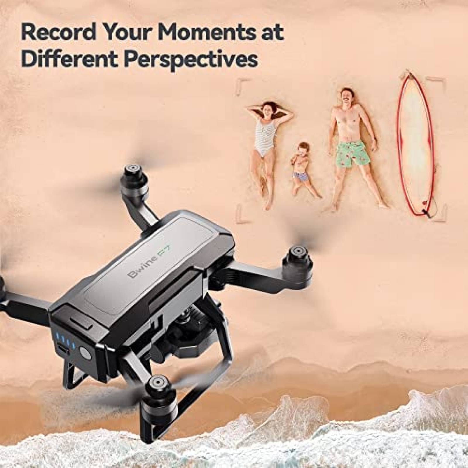 Drone Bwine F7 con camara 4K de 3 ejes sensor COMS grande