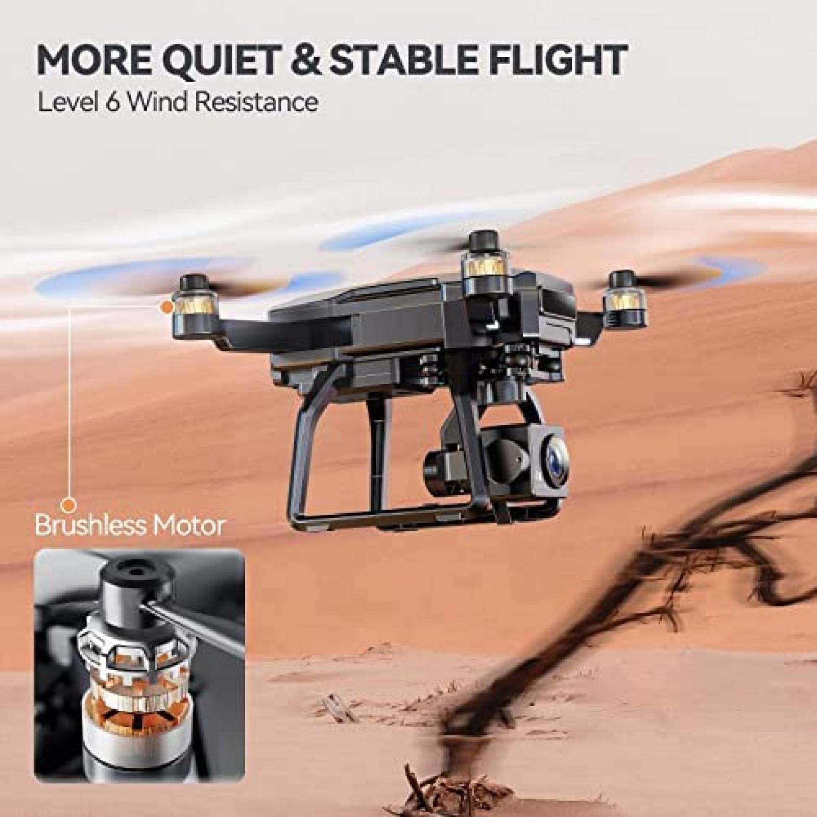 Drone Bwine F7 con camara 4K de 3 ejes sensor COMS grande