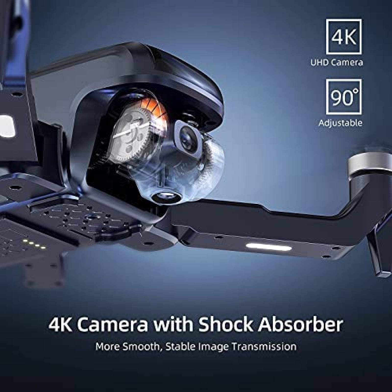 Drone Ruko U11 Pro con camara 4K 52 min de vuelo 5G FPV GPS