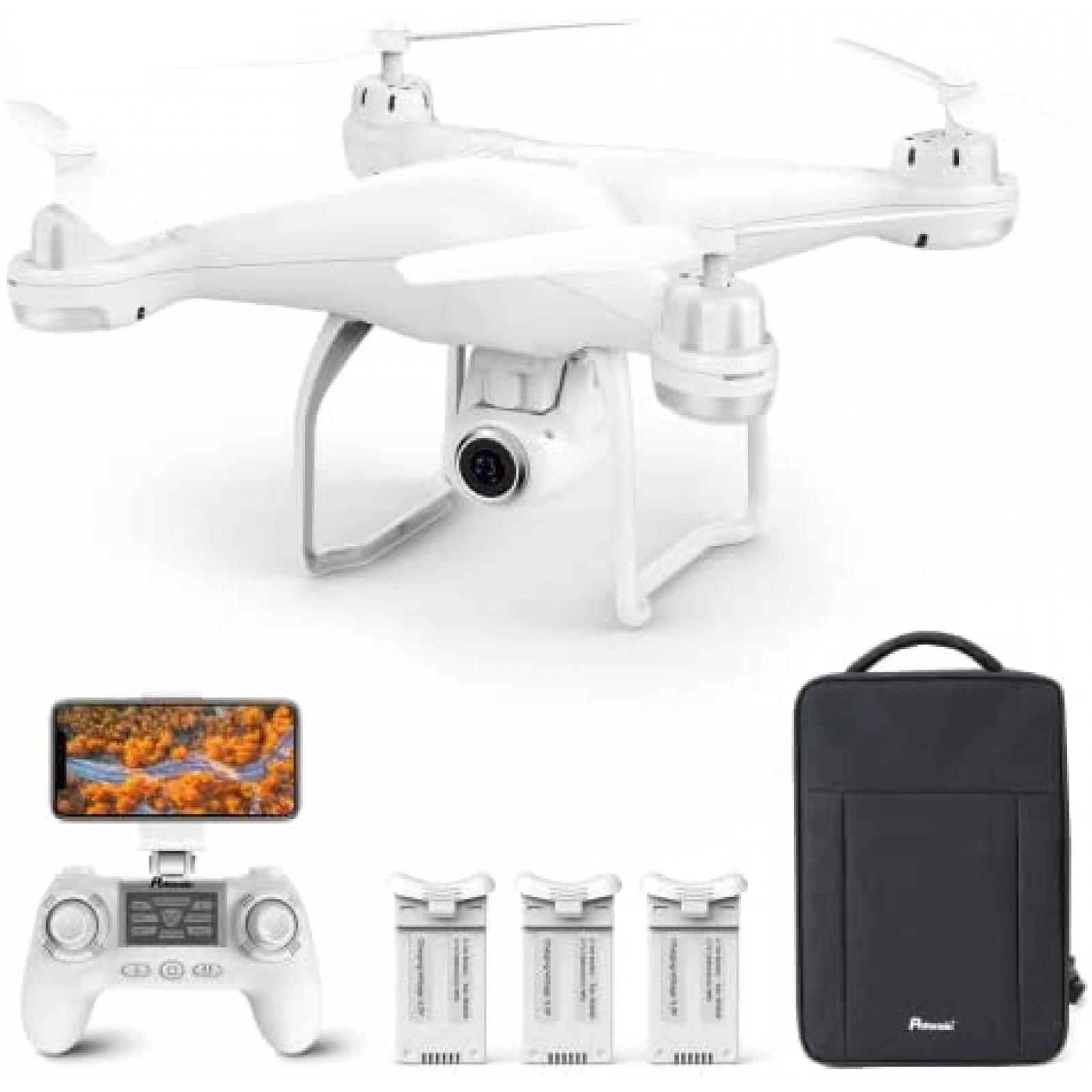 Drone Potensic T25 con camara 2K GPS FPV con mochila