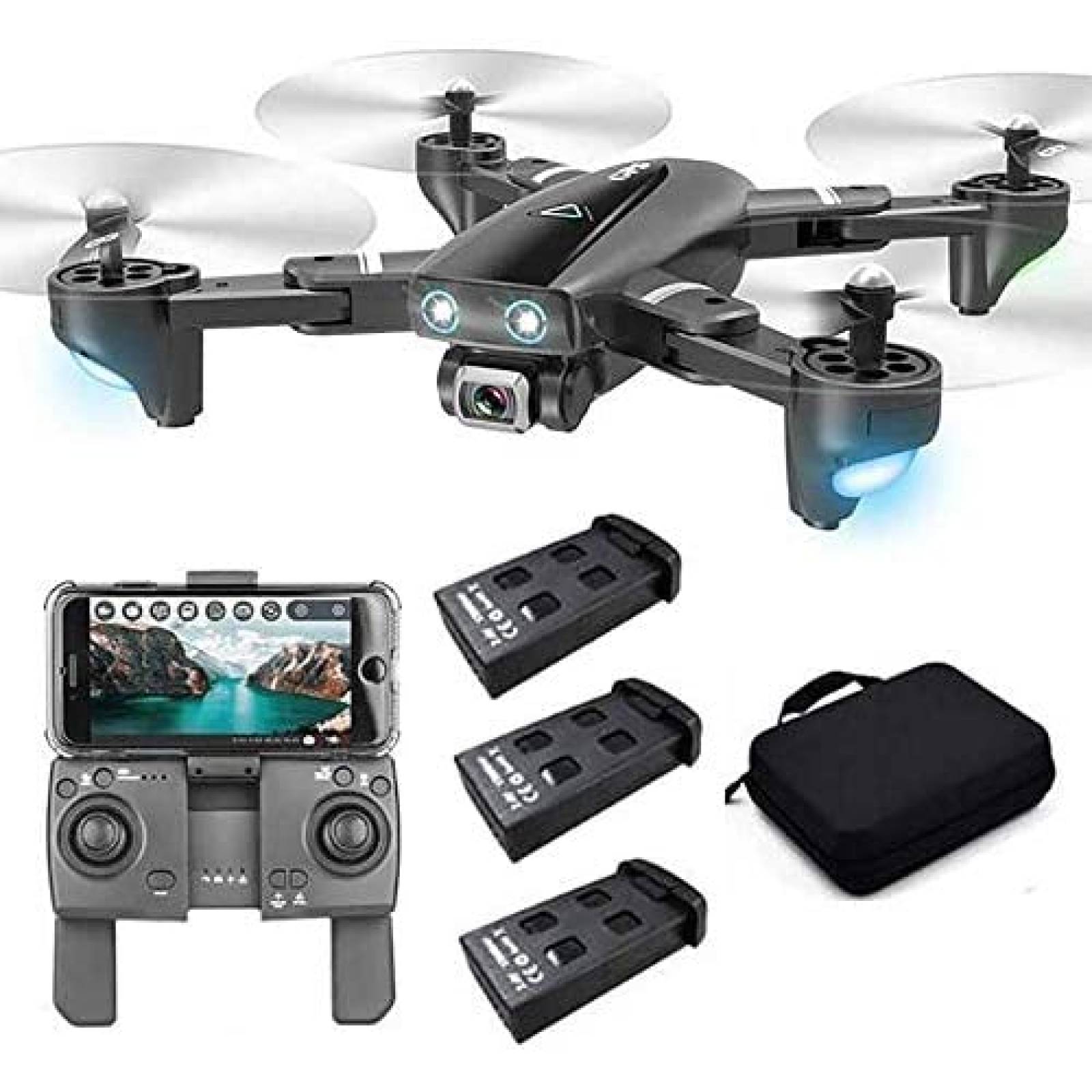 Drone MiXXAR S167 plegable GPS FPV camara 4K Video en vivo