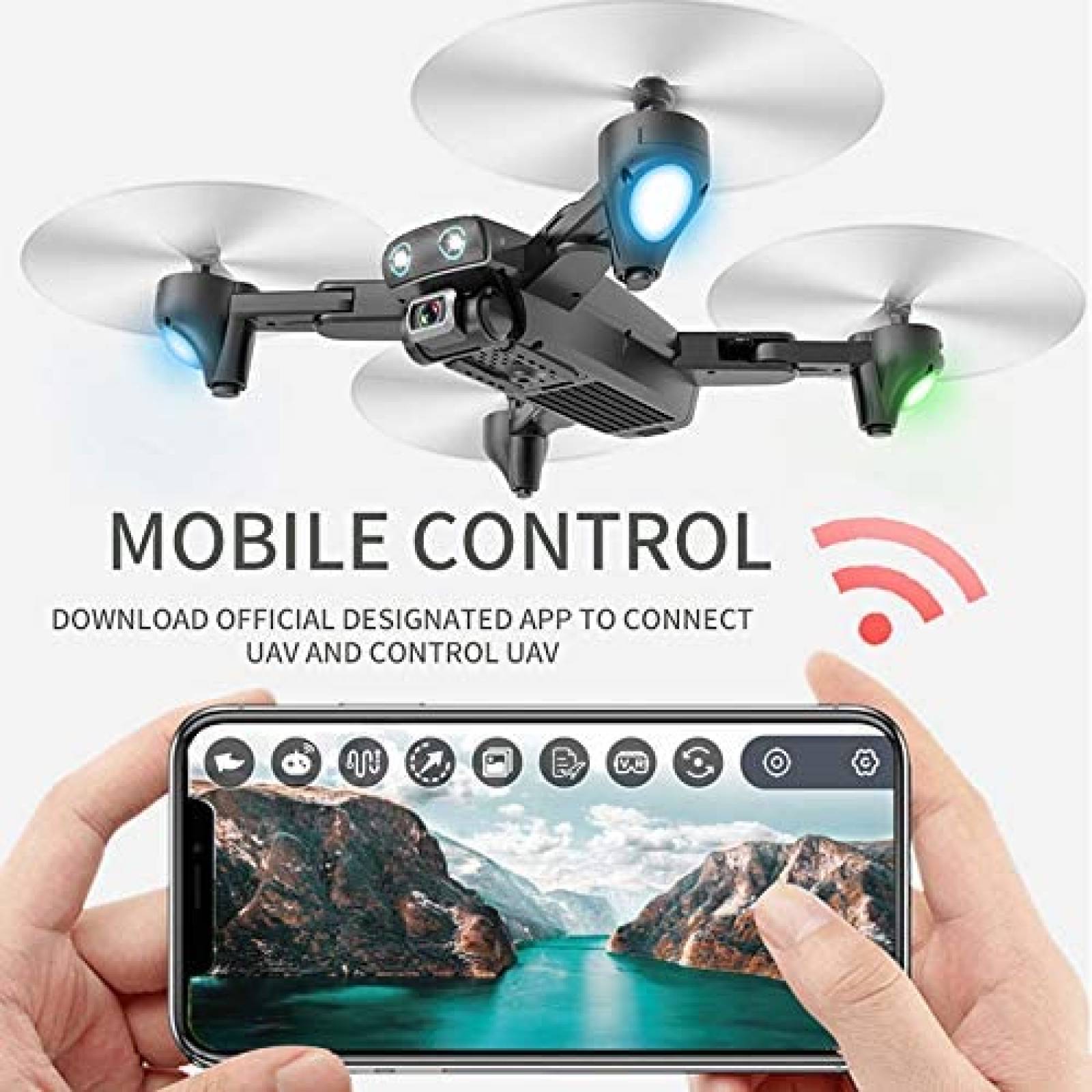 Drone MiXXAR S167 plegable GPS FPV camara 4K Video en vivo