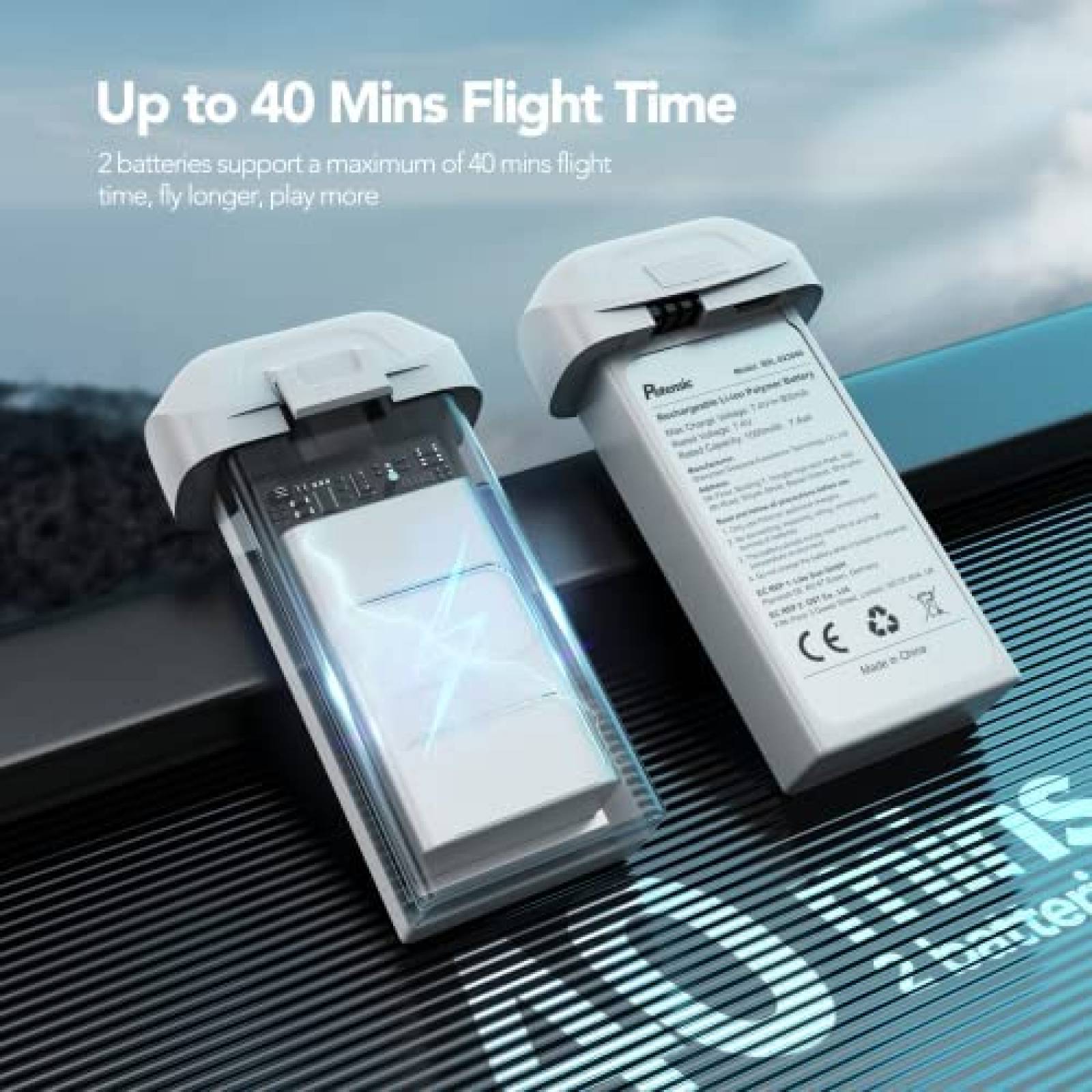 Drone Potensic P5 GPS con camara FOV WiFi de 2.7 K FPV 120