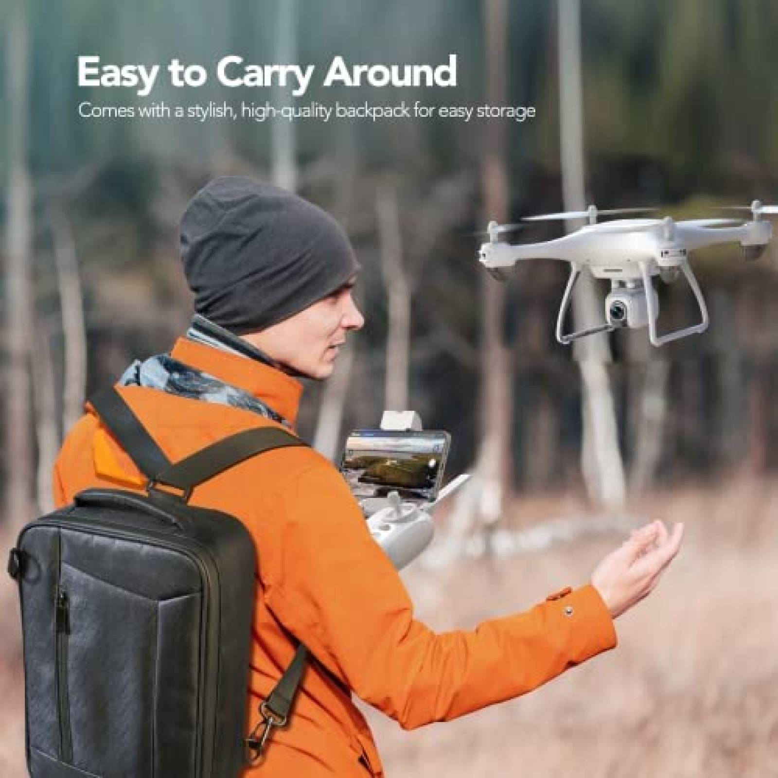 Drone Potensic P5 GPS con camara FOV WiFi de 2.7 K FPV 120