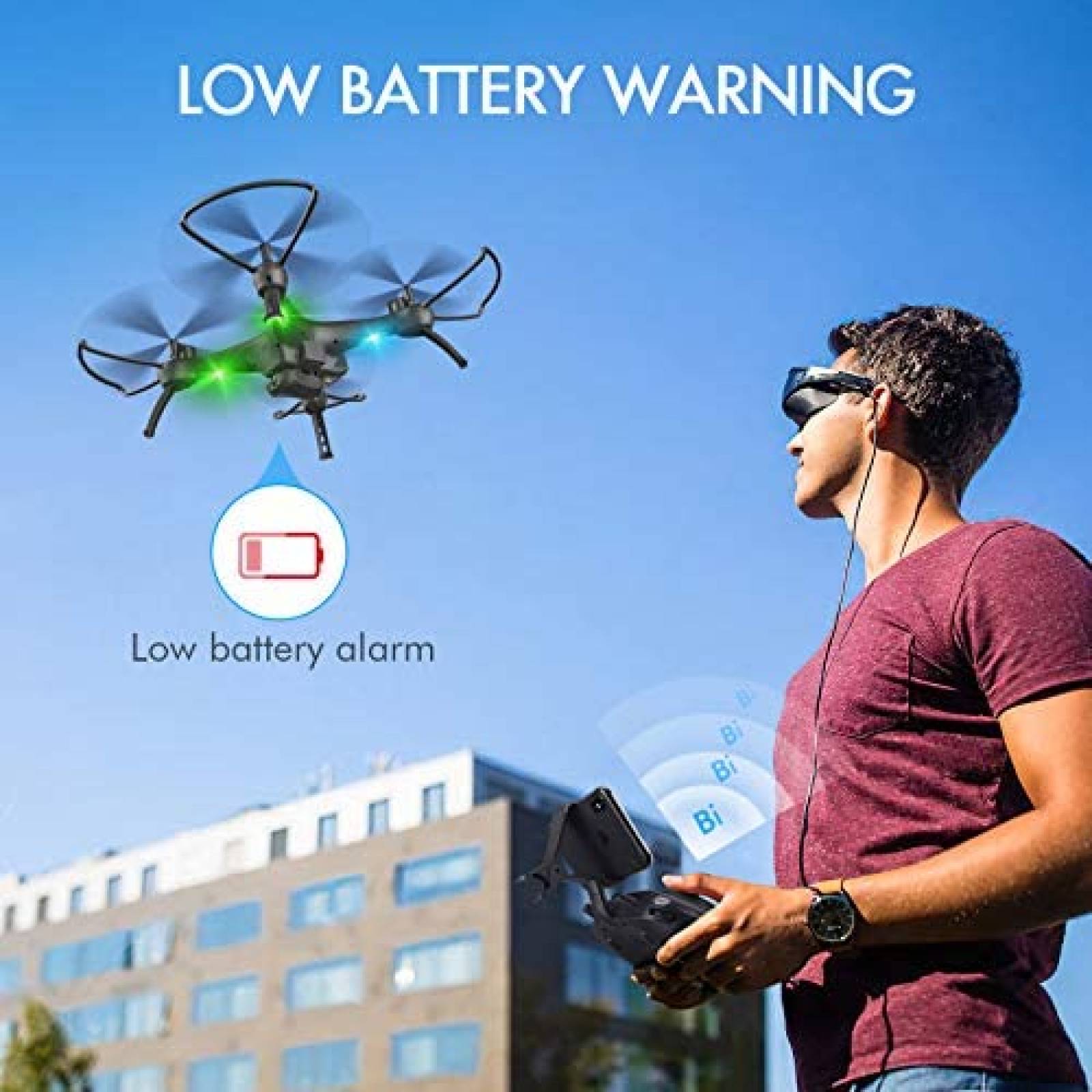 Drone ATTOP con camara 1080P HD 120 gran angular