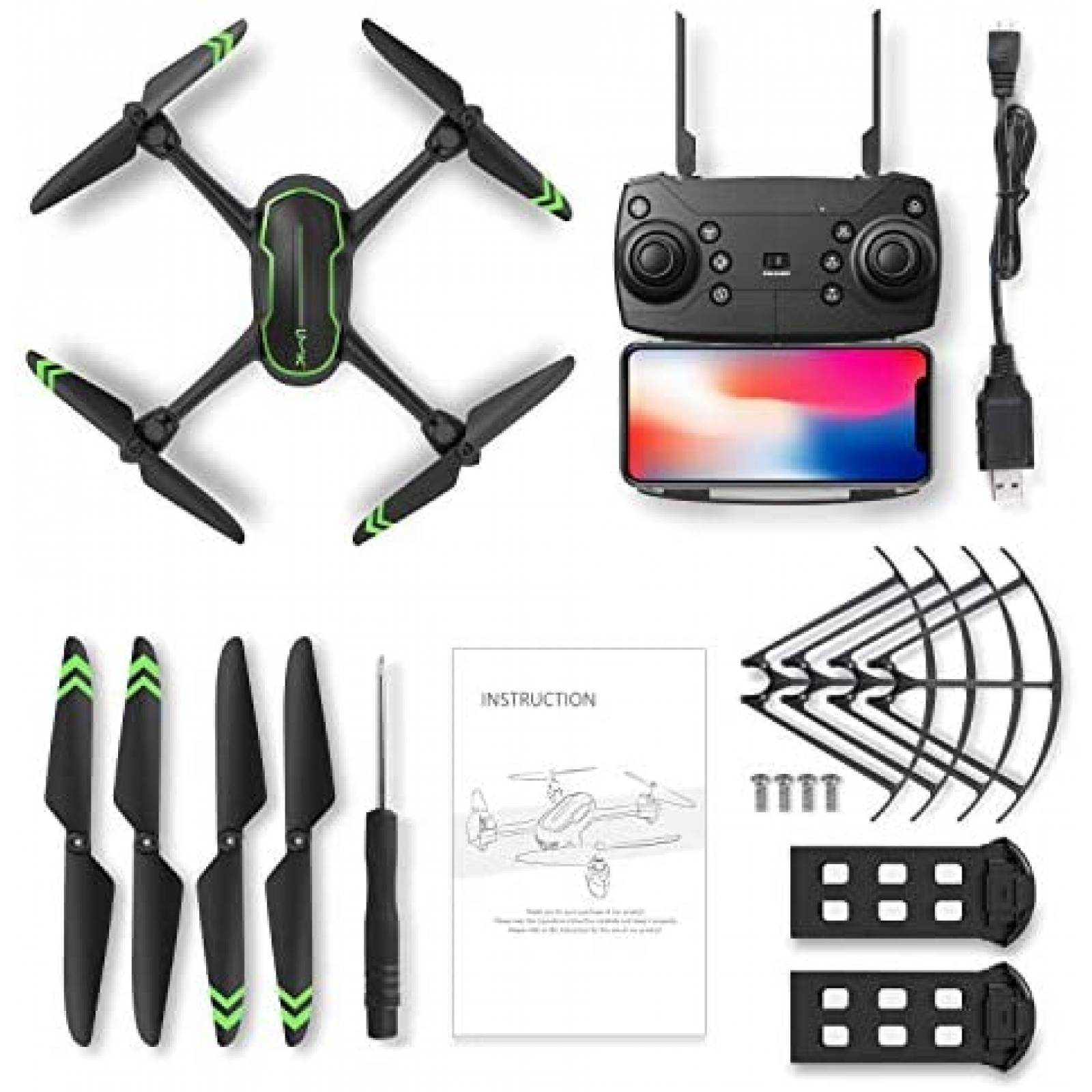 Drone LMRC GPS Pro con camara UHD 4K 5GHz FPV RC Quadcopter