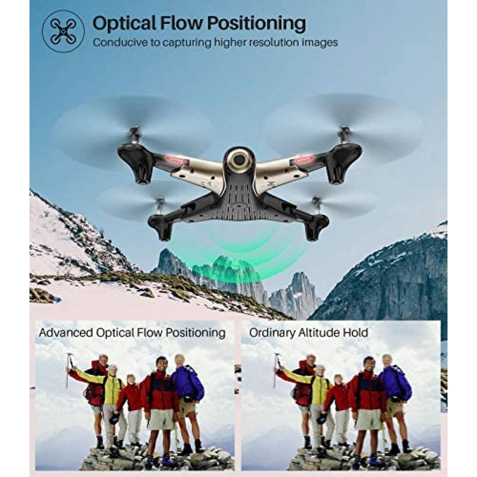 Drone SYMA X300 plegable camara 1080P FHD FPV 40min de vuelo