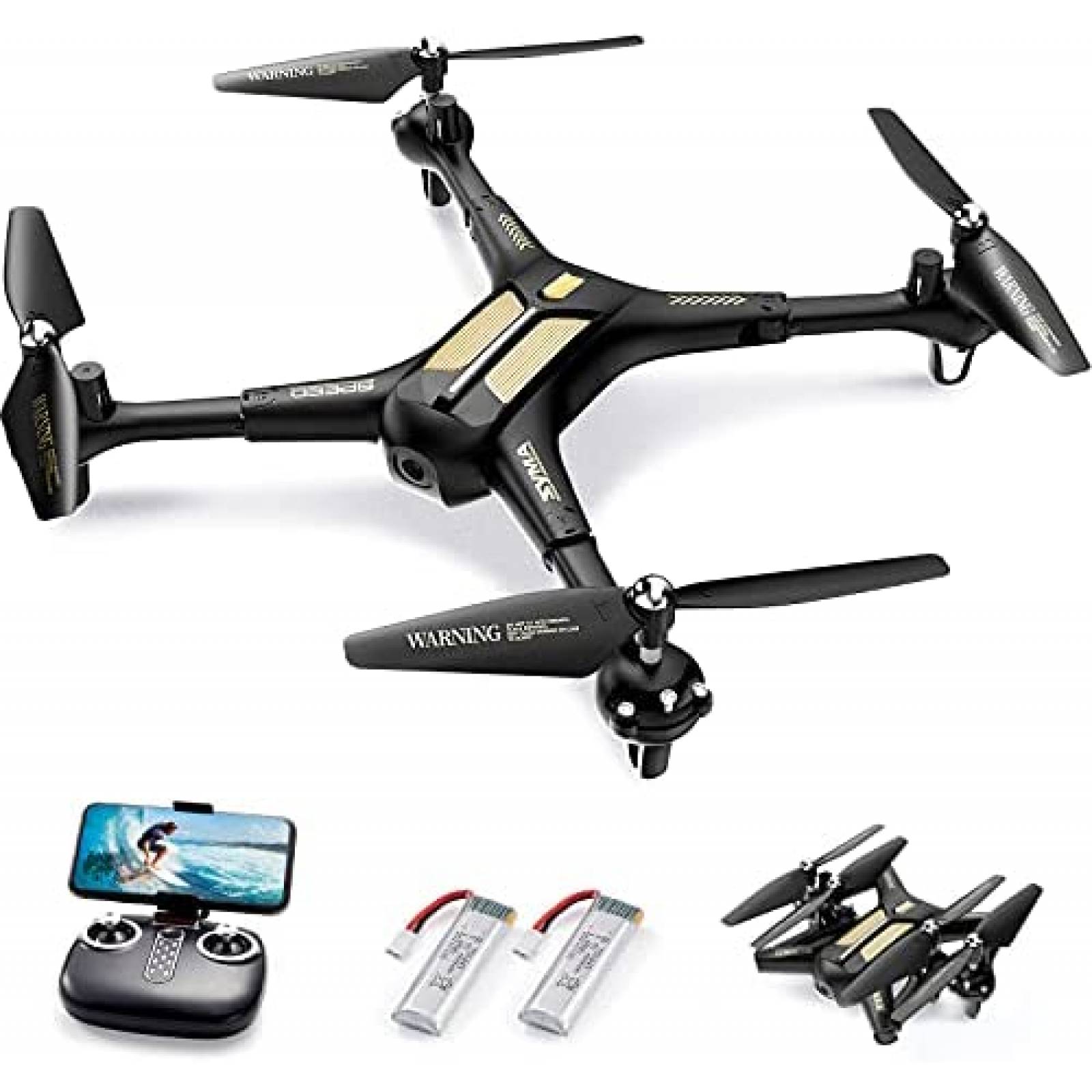 Drone SYMA X600W plegable camara FPV HD 1080P cuadricoptero