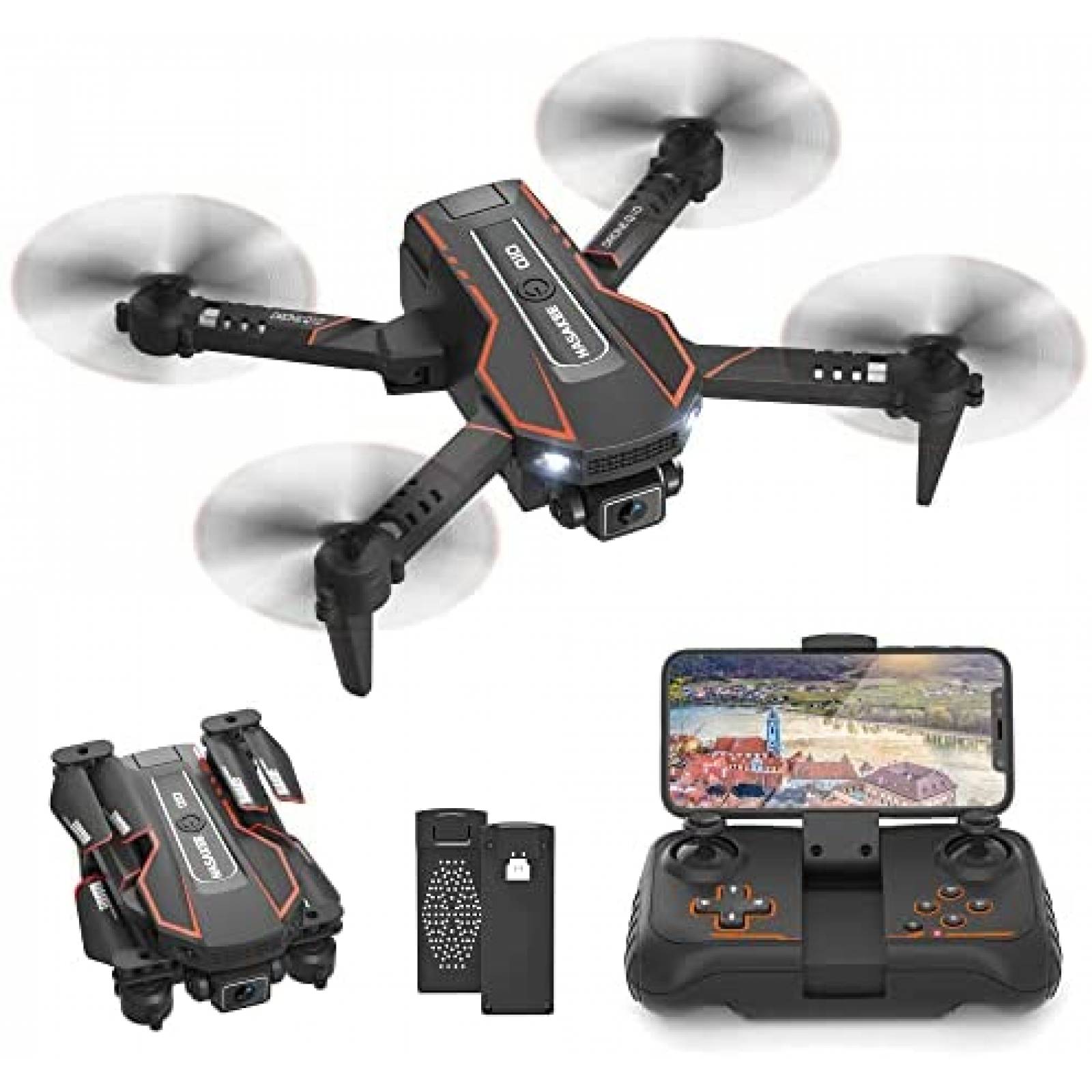 Drone AVIALOGIC Mini con camara en vivo HD 1080P 2 baterias