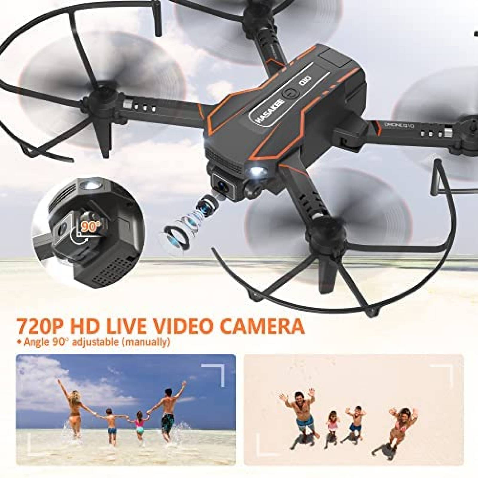 Drone AVIALOGIC Mini con camara en vivo HD 1080P 2 baterias