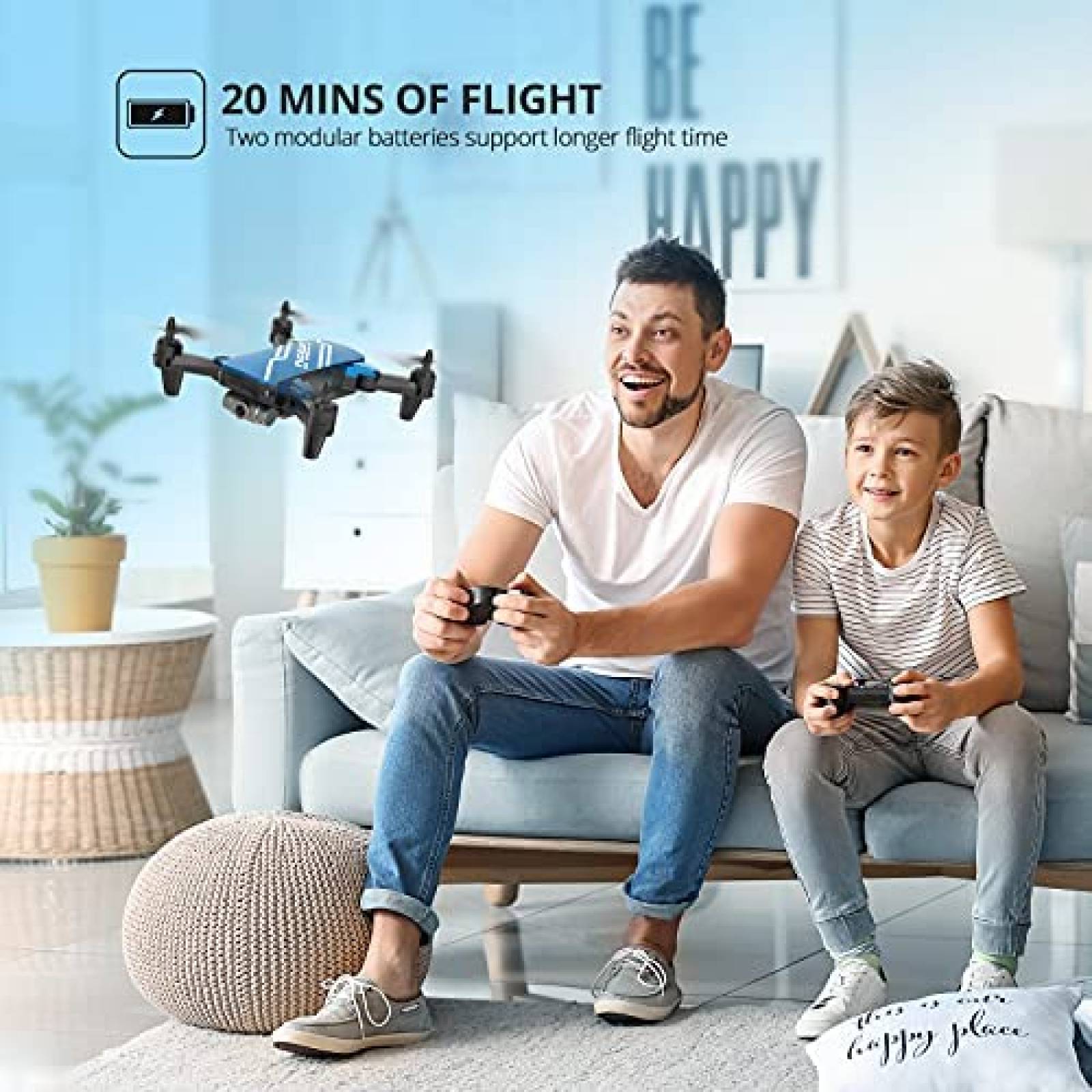 Drone DEERC D20 Mini camara para niños control remoto