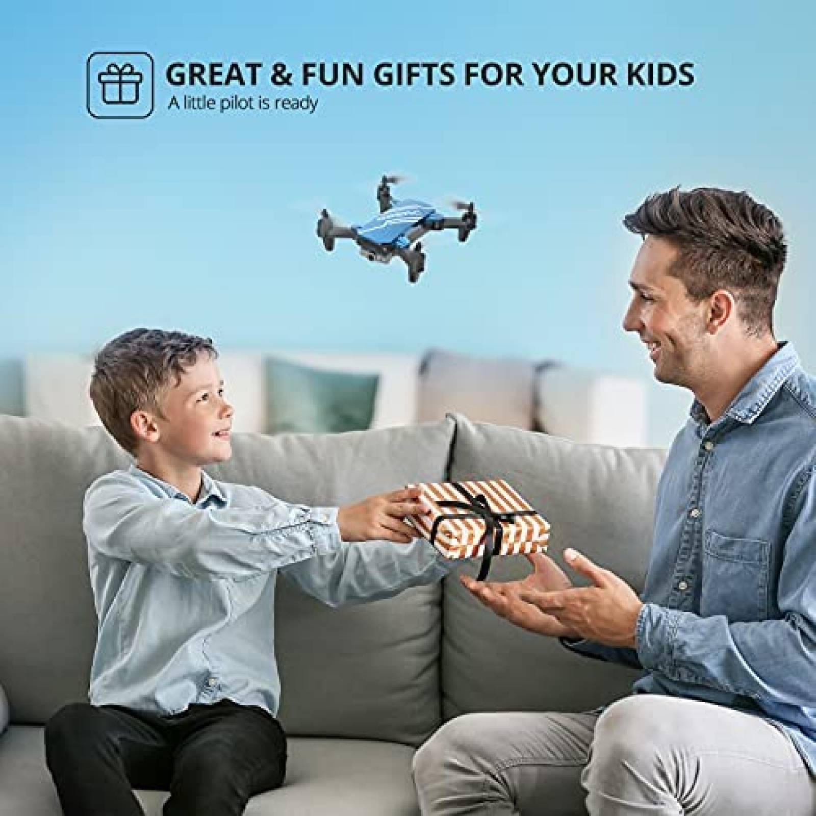 Drone DEERC D20 Mini camara para niños control remoto