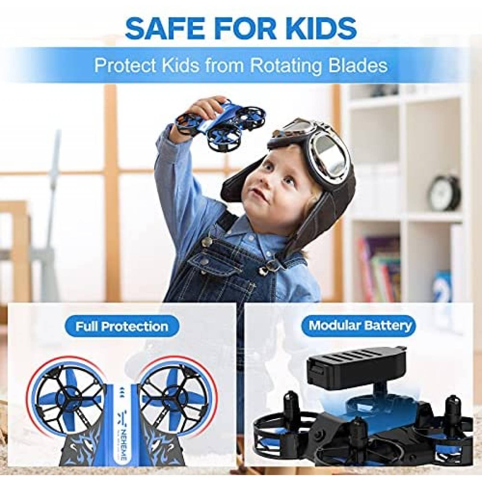 Drone NEHEME NH330 para niños Mini cuadricoptero RC