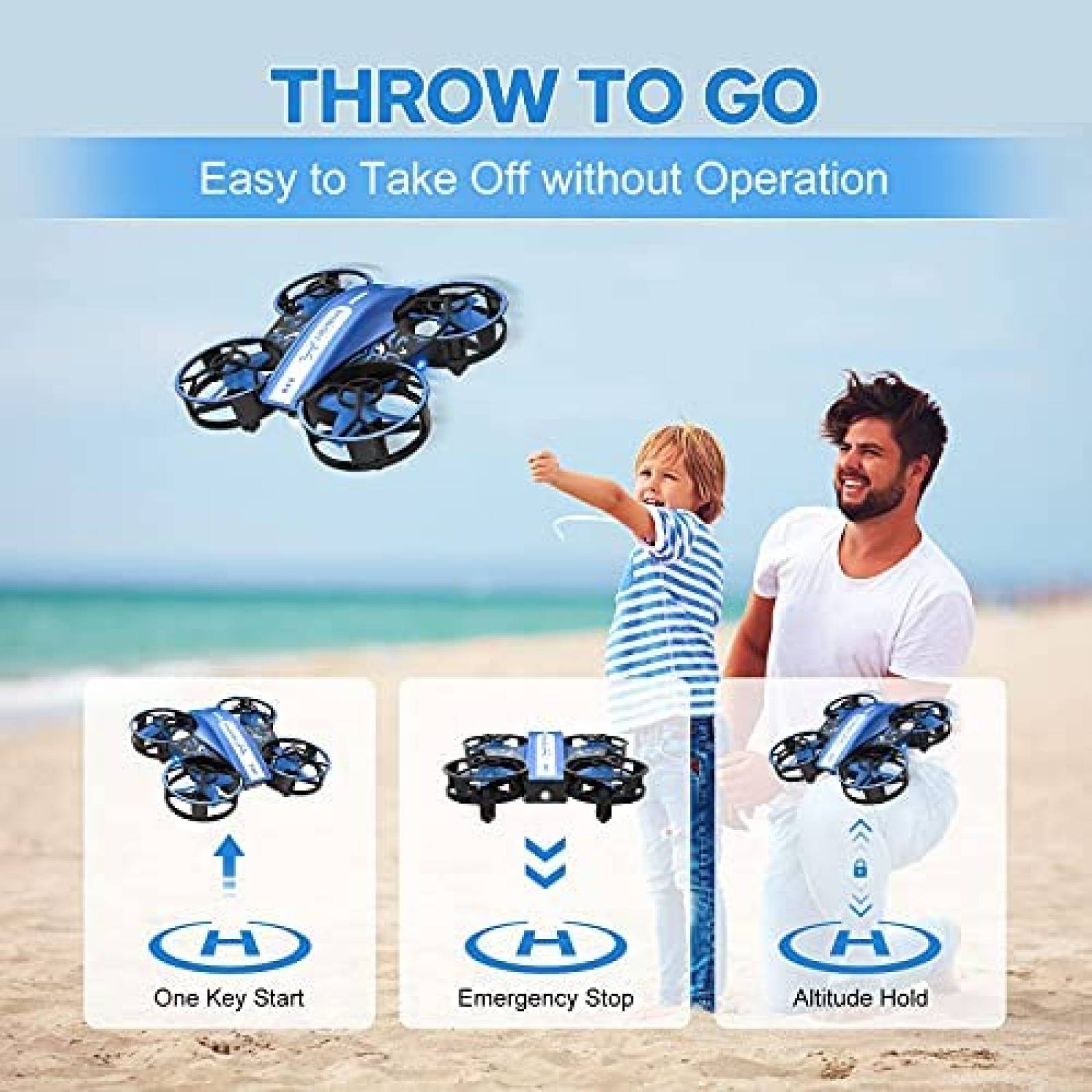 Drone NEHEME NH330 para niños Mini cuadricoptero RC
