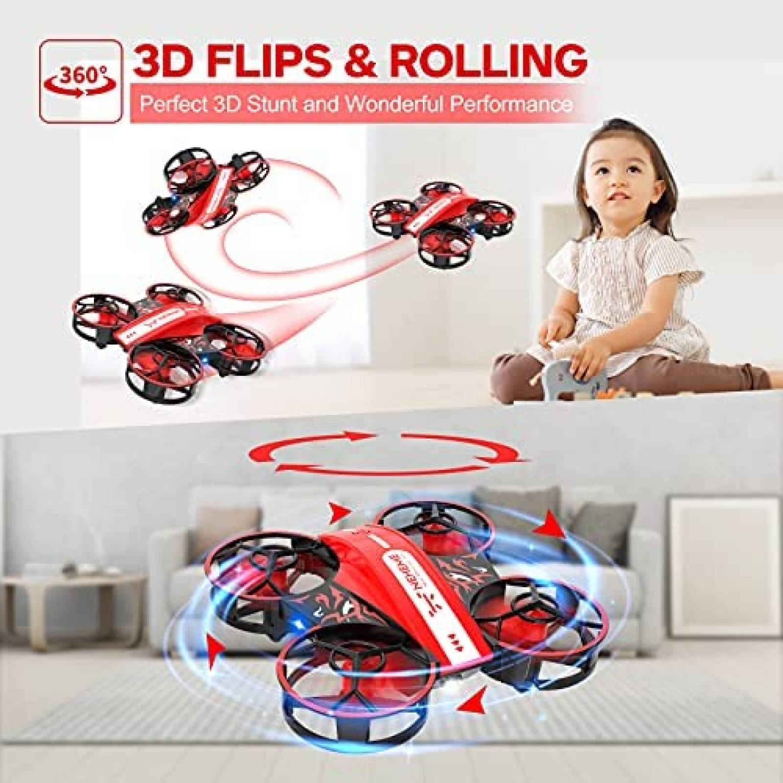 Drone NEHEME NH330 Mini RC vuelo automatico para niños