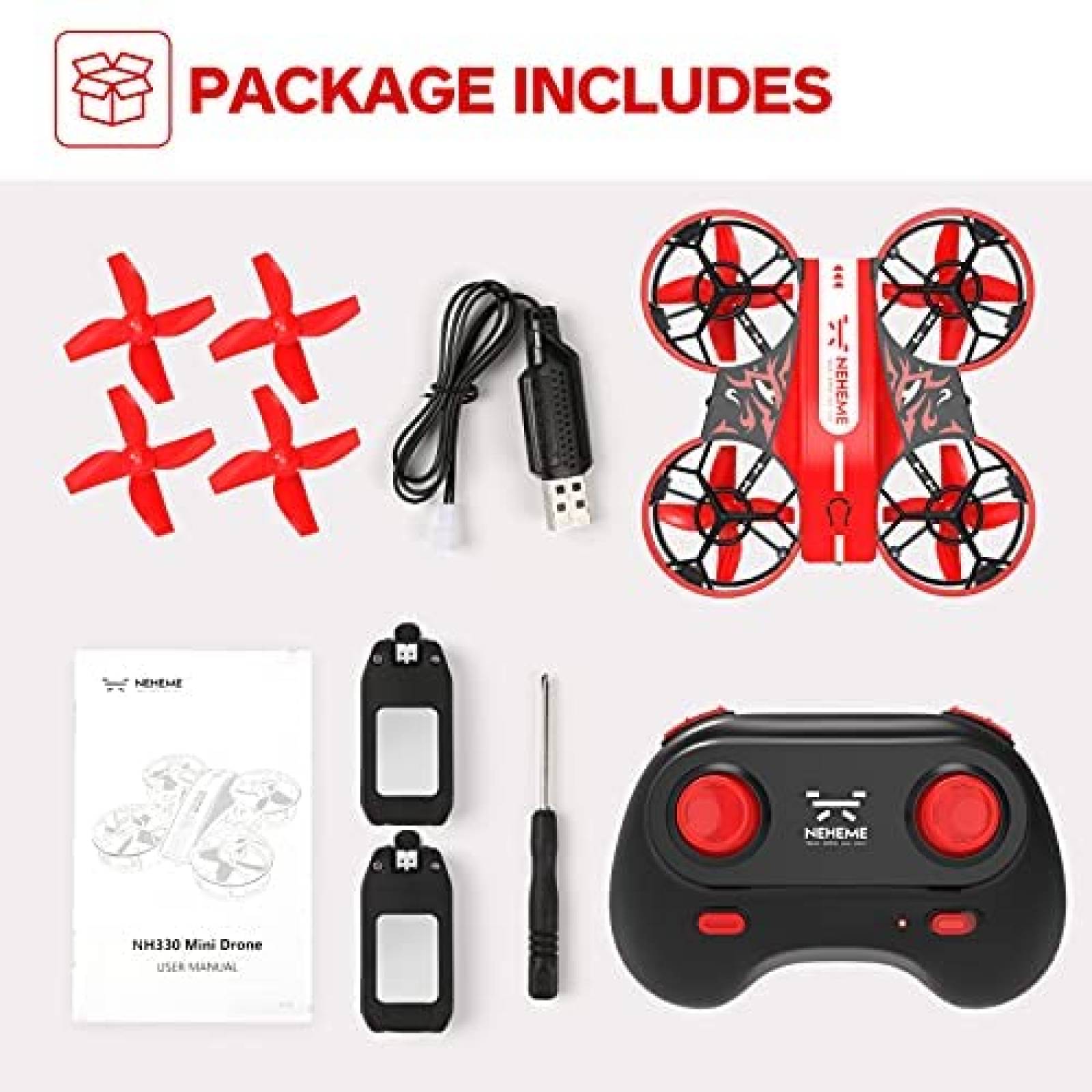 Drone NEHEME NH330 Mini RC vuelo automatico para niños
