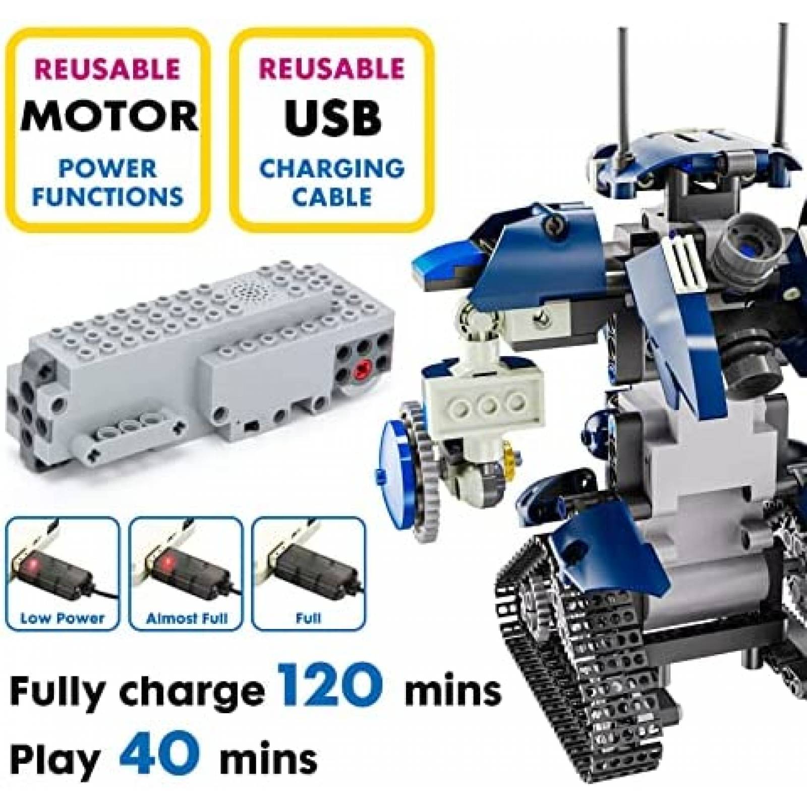 Robot Armable GP TOYS Para Niños y Niñas con 405 Piezas