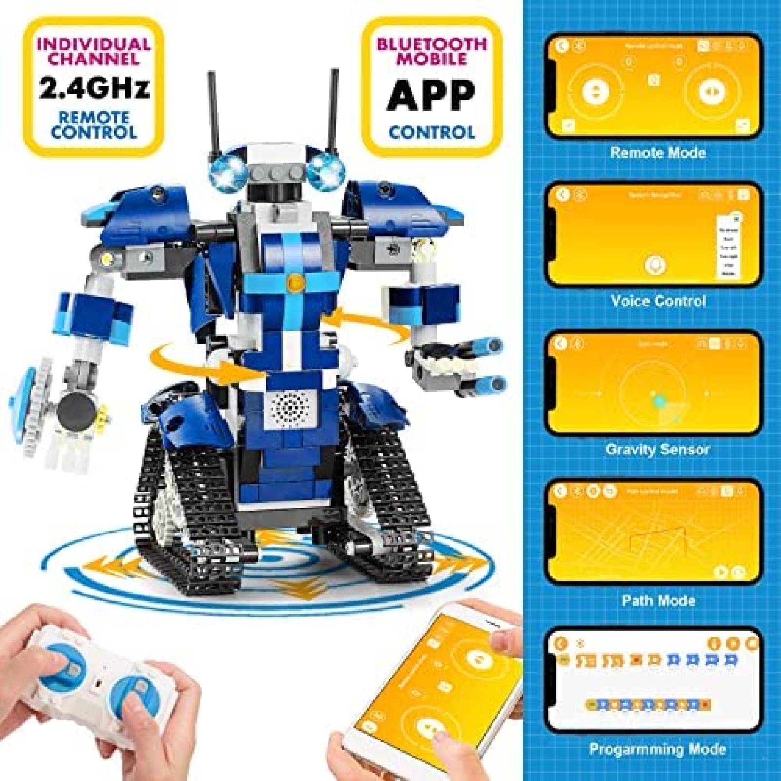 Robot Armable GP TOYS Para Niños y Niñas con 405 Piezas