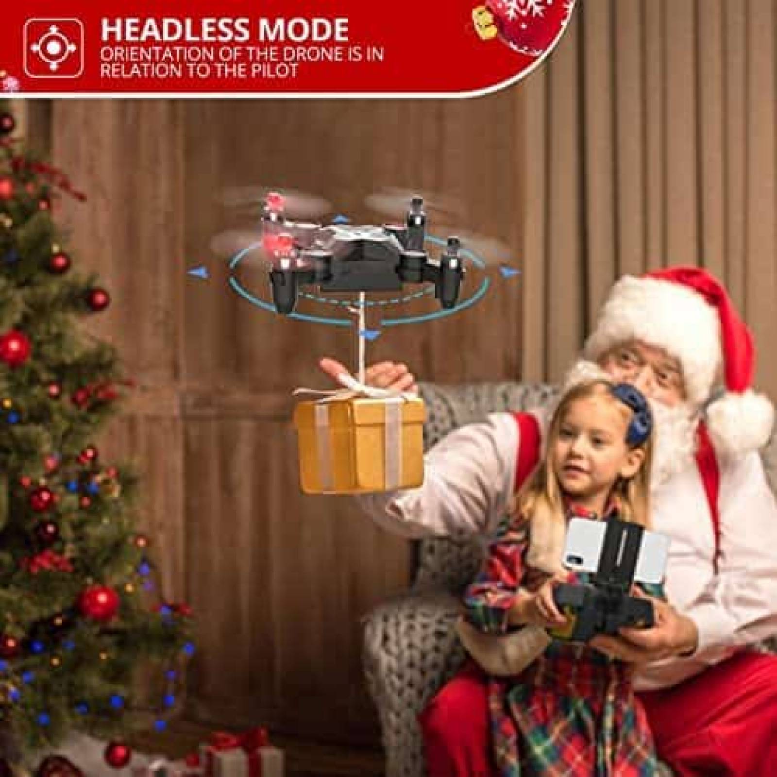 Drone Holy Stone HS190 Mini RC plegable cuadricoptero