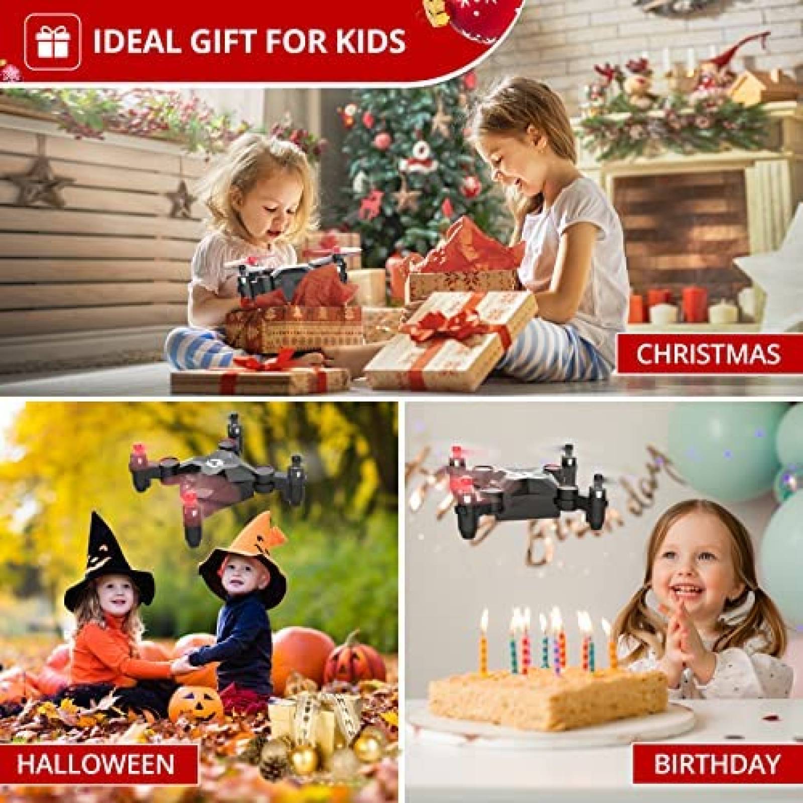 Drone Holy Stone HS190 Mini RC plegable cuadricoptero