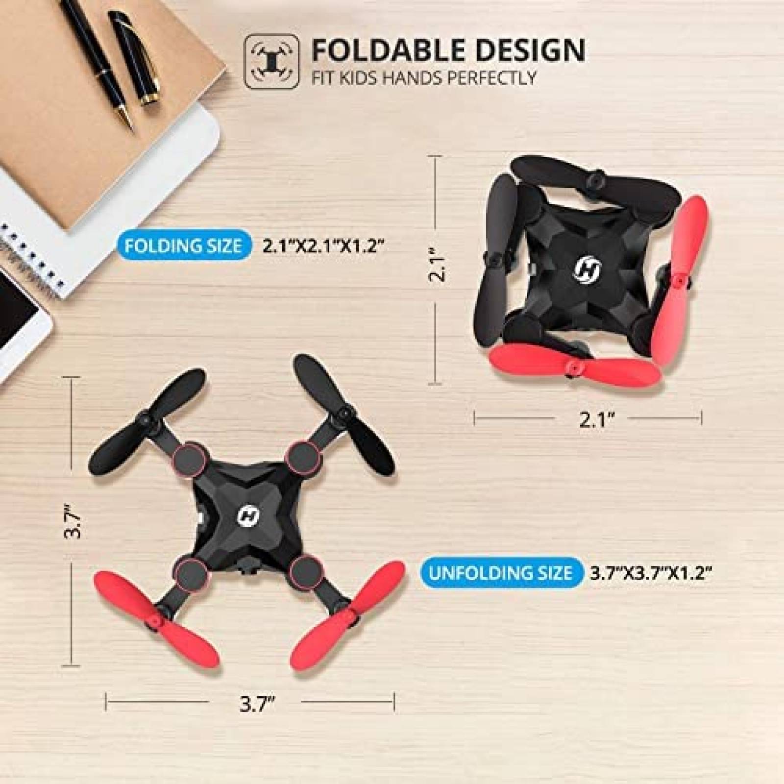 Drone Holy Stone HS190 Mini RC plegable cuadricoptero