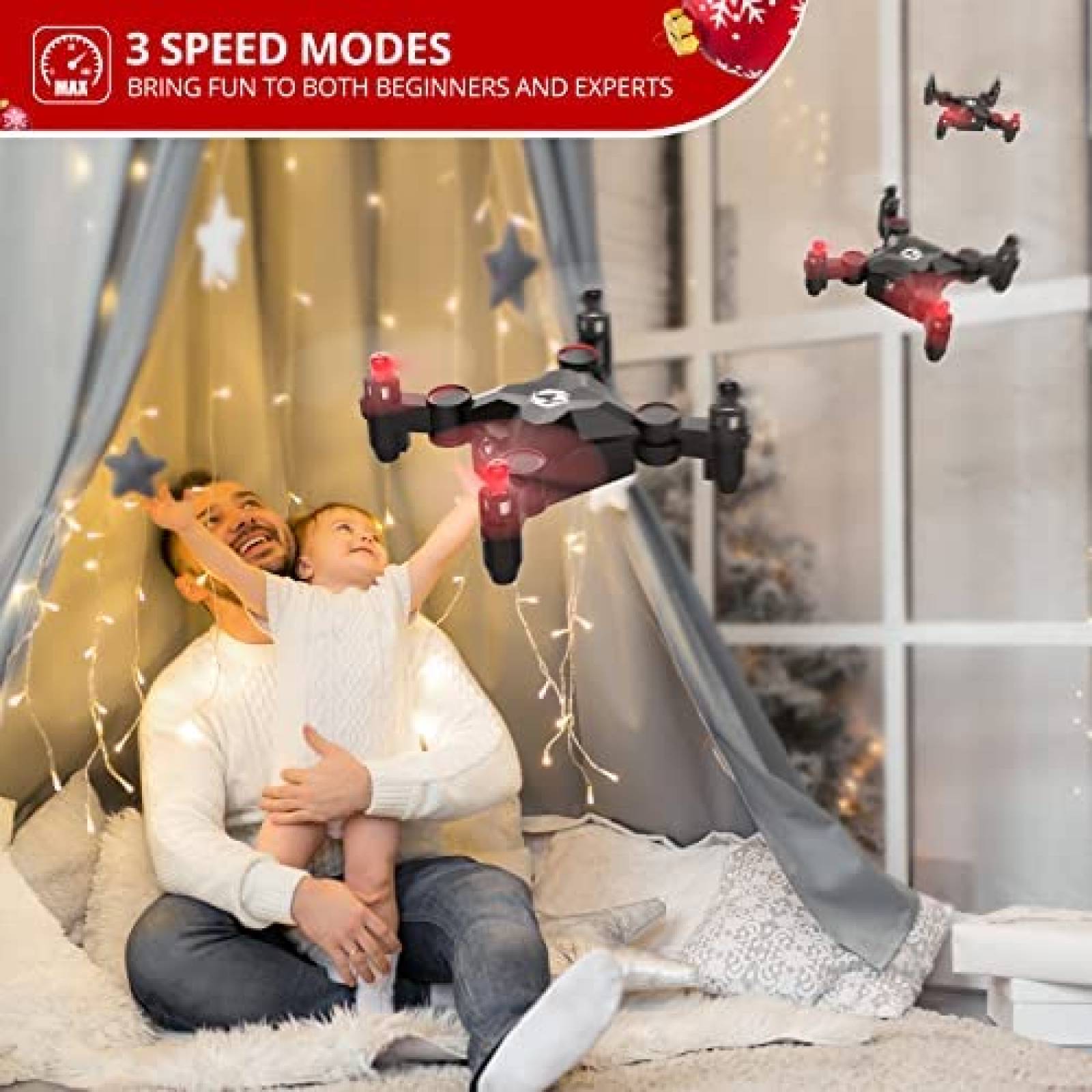 Drone Holy Stone HS190 Mini RC plegable cuadricoptero