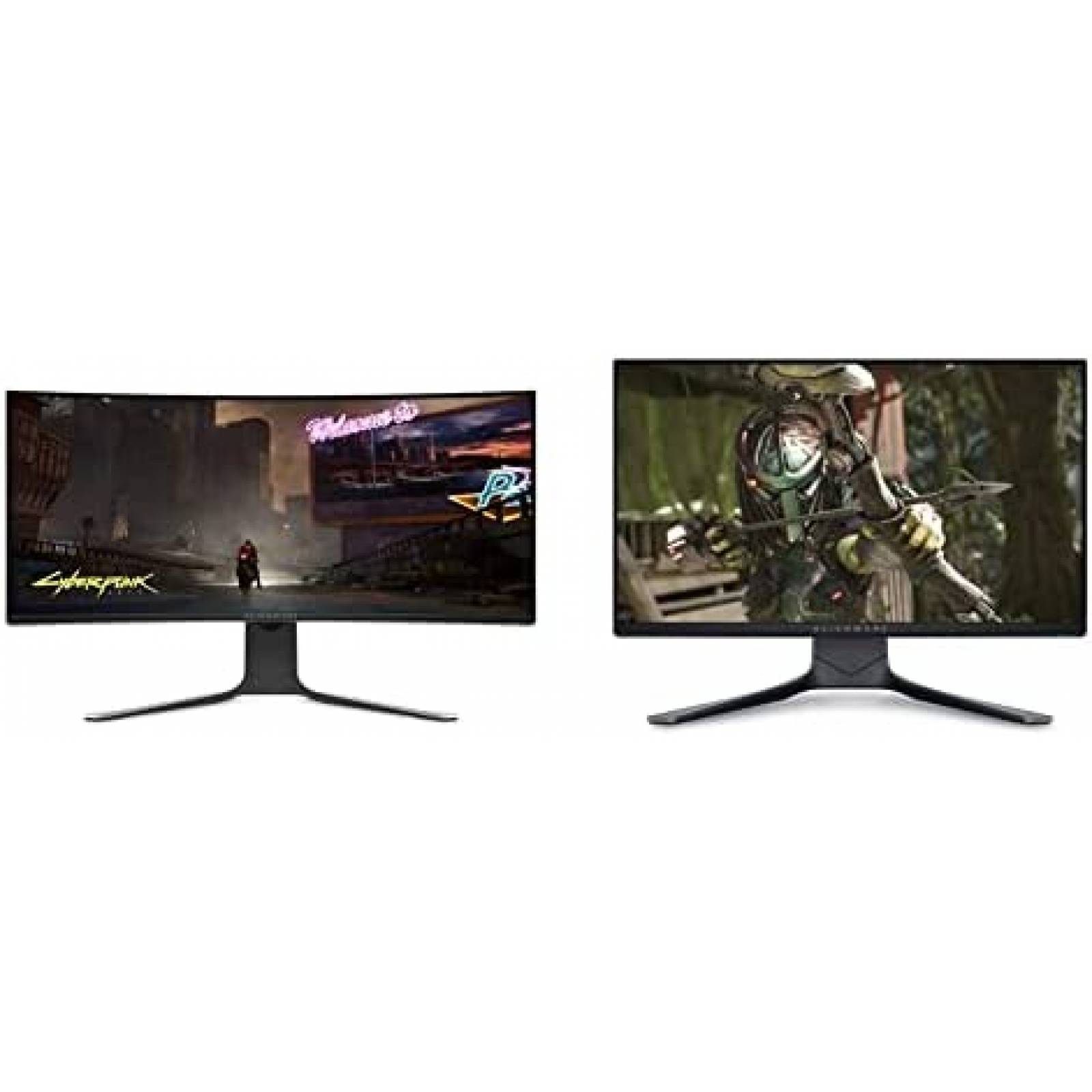 Monitores Alienware 34'' 120Hz y 24.5'' IPS -Negro
