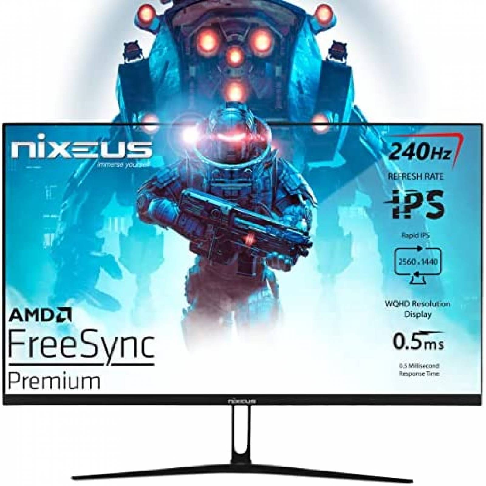 Monitor Nixeus EDG 27'' IPS 2560 x 1440 48Hz-240Hz