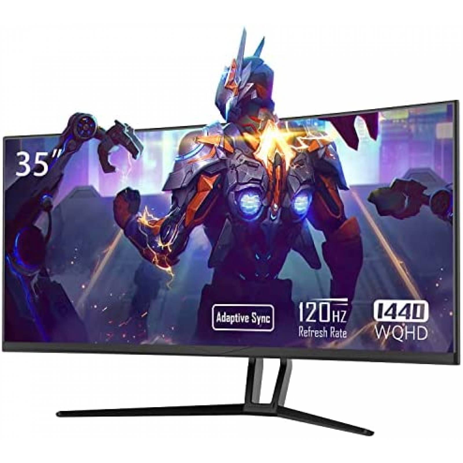 Monitor Fiodio 35'' QHD 21:9 120Hz 1440P Ultra Nitido -Negro