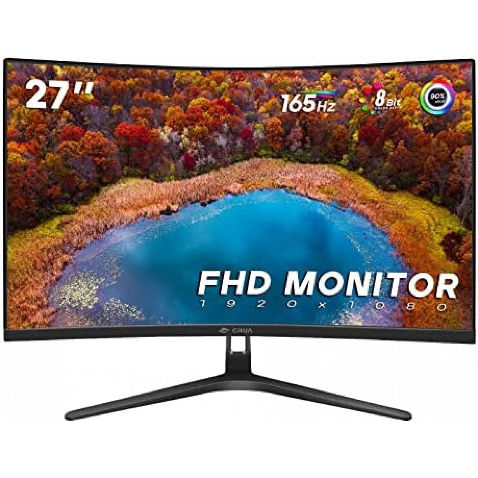 Monitor CRUA 24" 75HZ FHD 19201080p Ultra Delgado -Negro