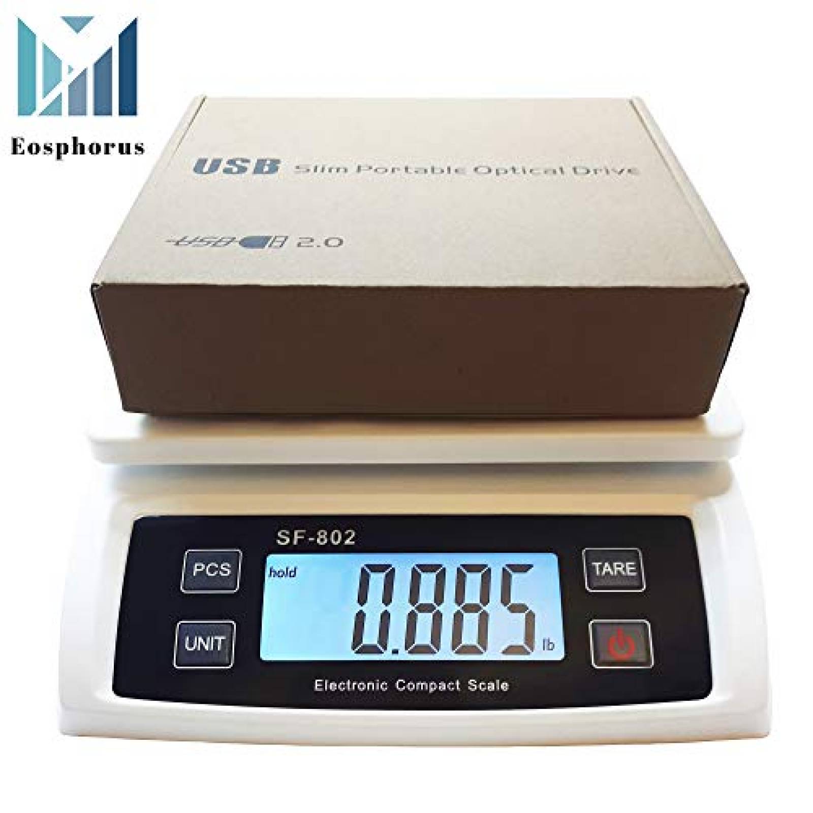 Bascula Digital Eosphorus Capacidad 30kg con Cargador USB