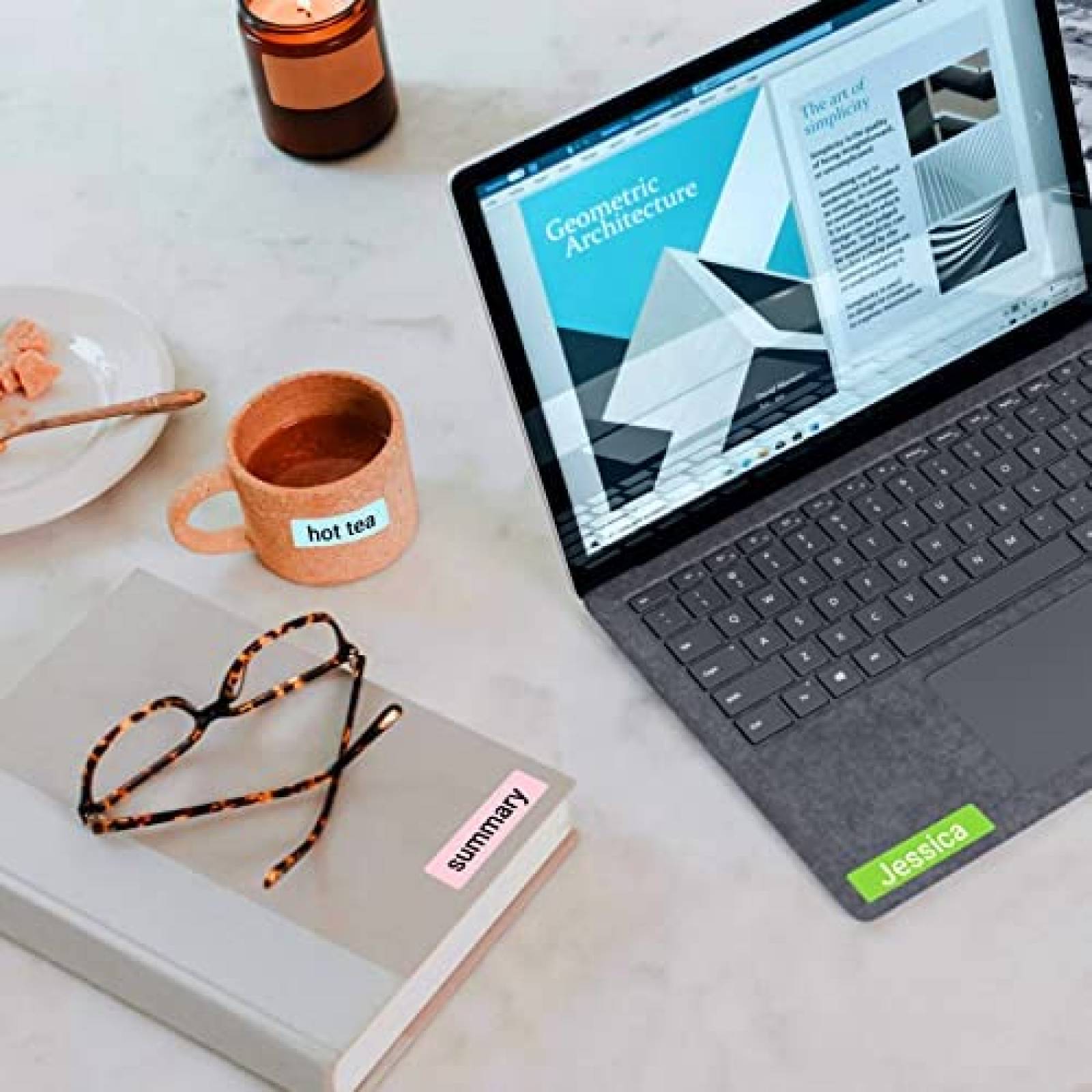 Cinta de etiquetas Lonitul para Brother P-Touch TZe 5 pzs