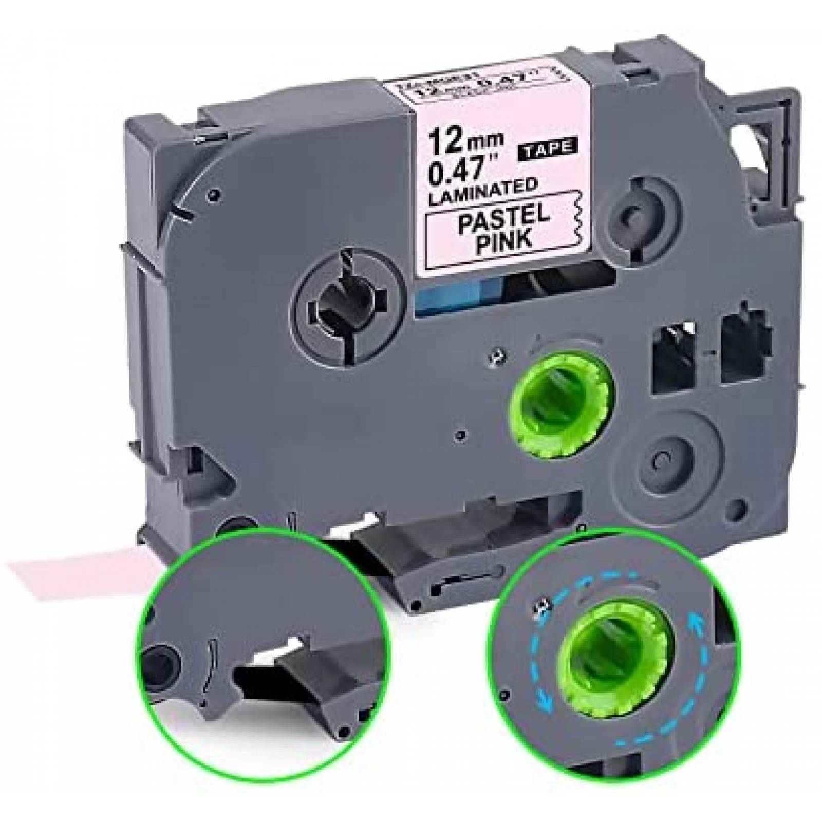 Cinta de etiquetas Lonitul para Brother P-Touch TZe 5 pzs