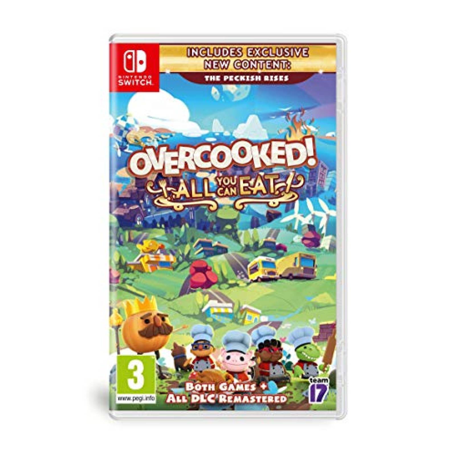 Videojuego Overcooked! para Nintendo Switch -Multicolor