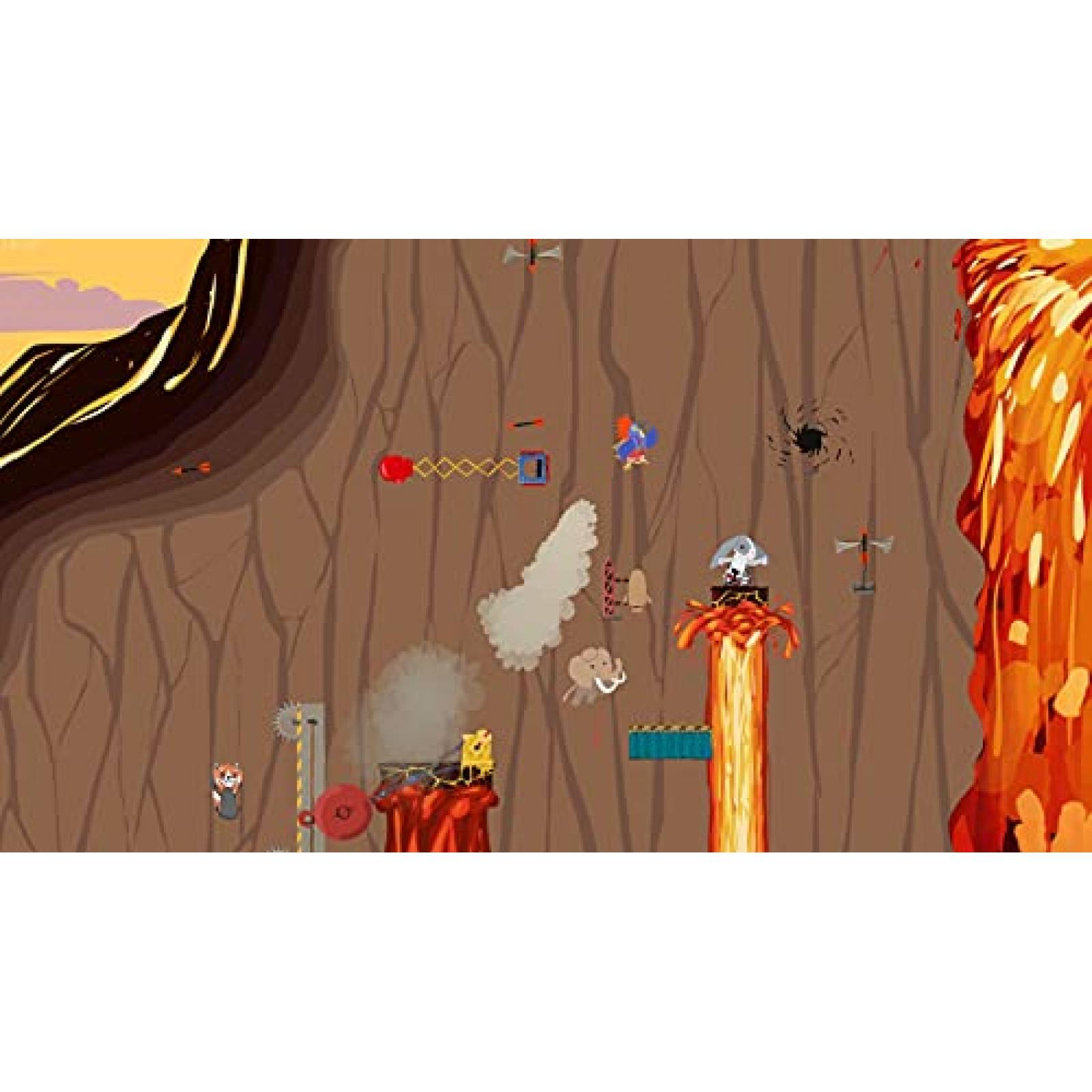 Videojuego Merge Ultimate Chicken Horse para Switch -Azul