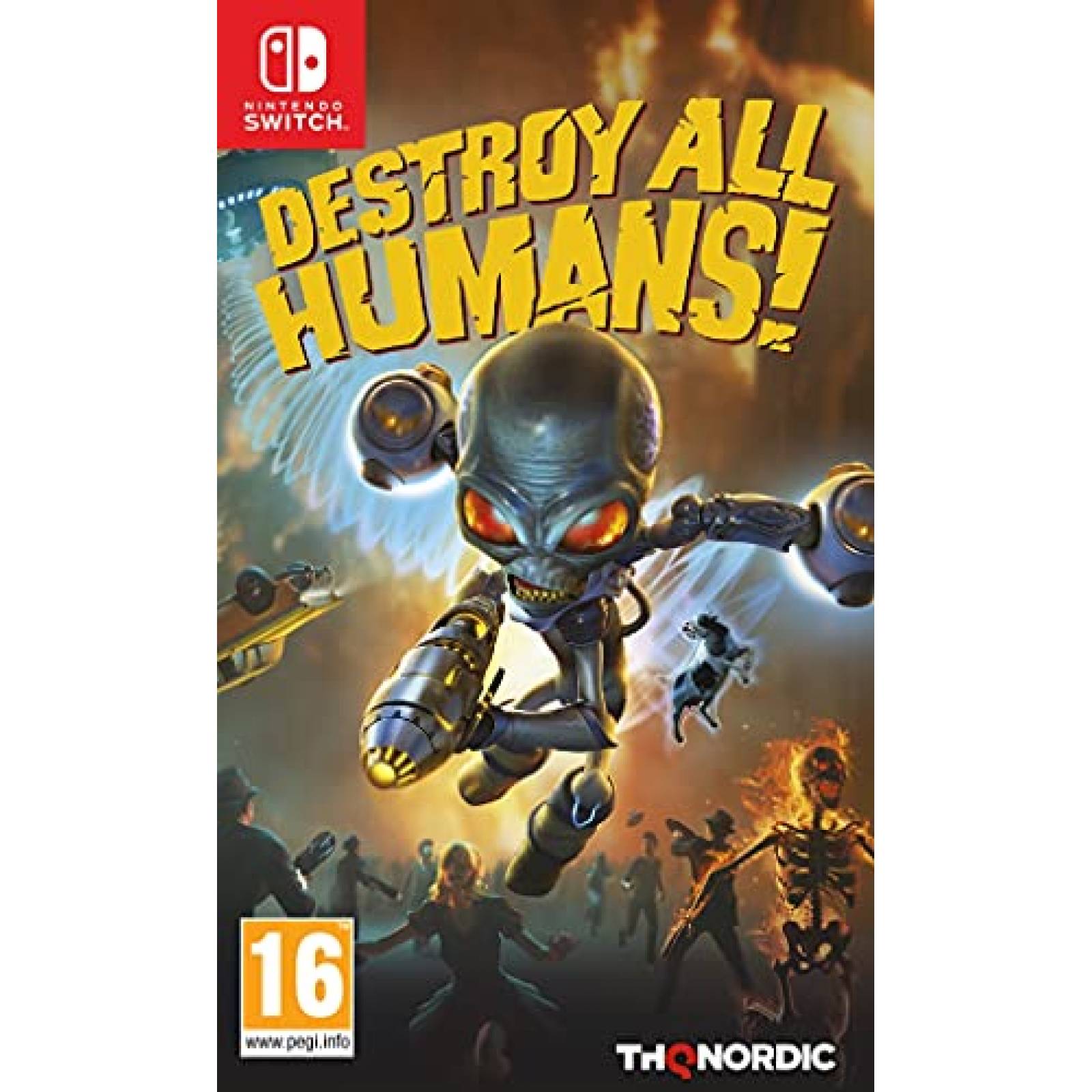 Videojuego THQ Nordic Destroy All Humans para Switch -Cafe